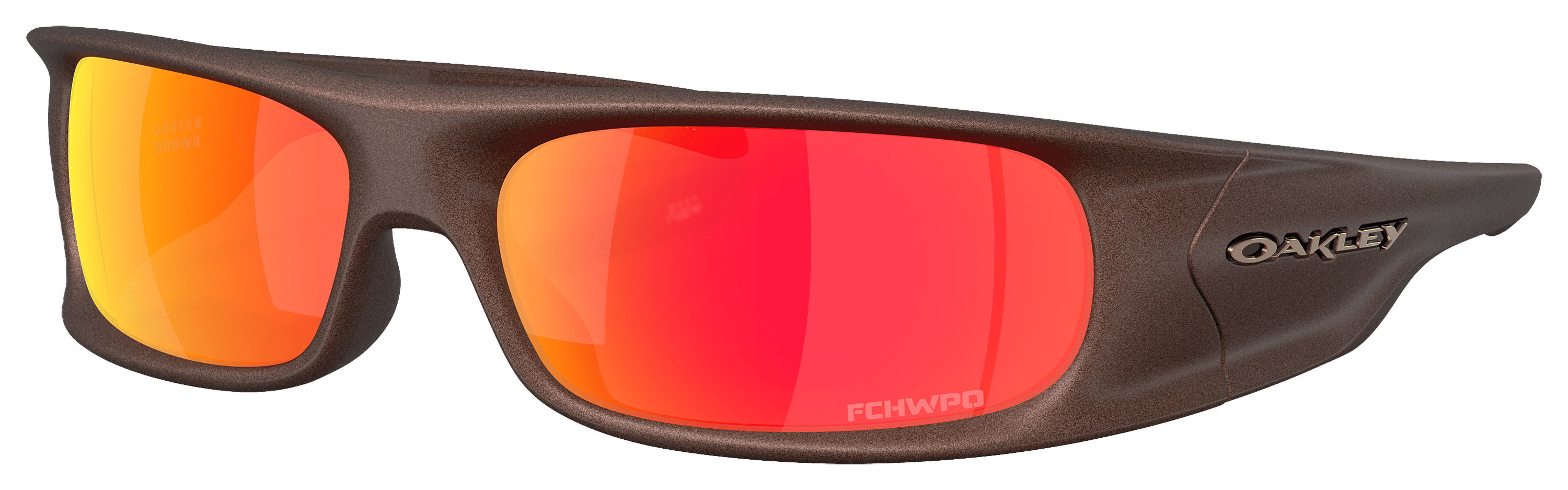 Image of Oakley Highland OO9522 Jaylen Brown Signature Series Prizm Bronze Mirror Sunglasses