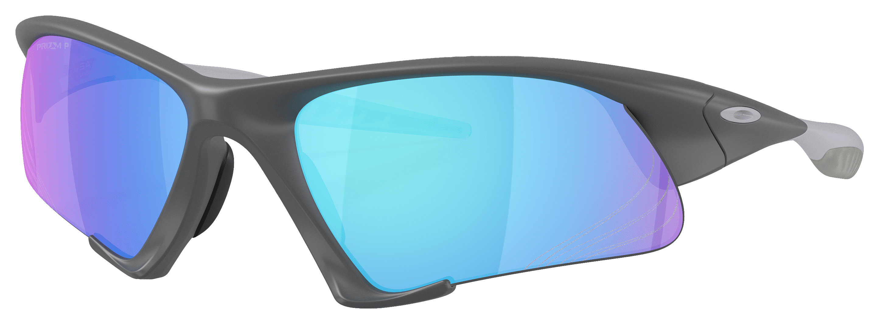 Image of Oakley Suture Jacket OO9532 Prizm Grey Mirror Polarized Sunglasses