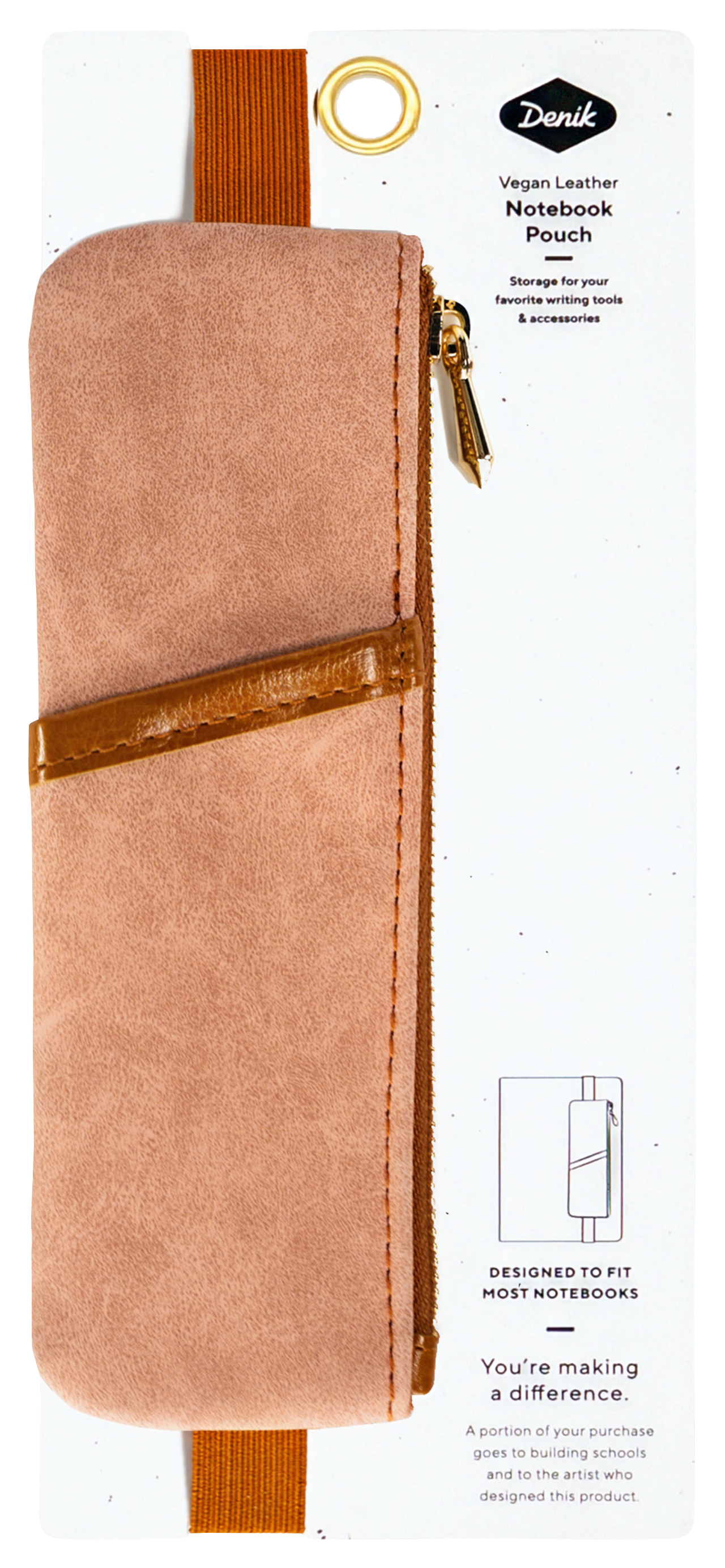 Image of Denik Notebook Pouch - Dusty Pink