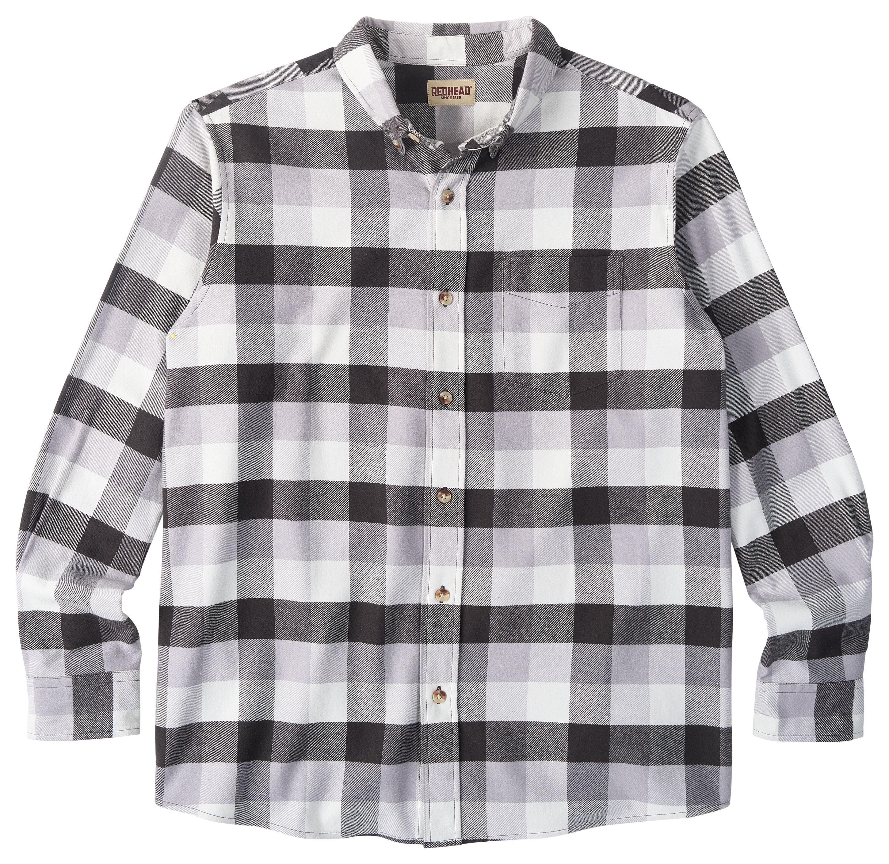 Image of RedHead Ultimate Flannel Long-Sleeve Shirt - Raven Buffalo