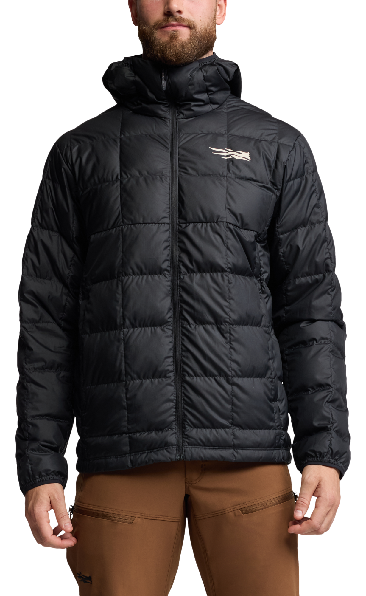 Image of SITKA MicroDown Hooded Jacket - Black