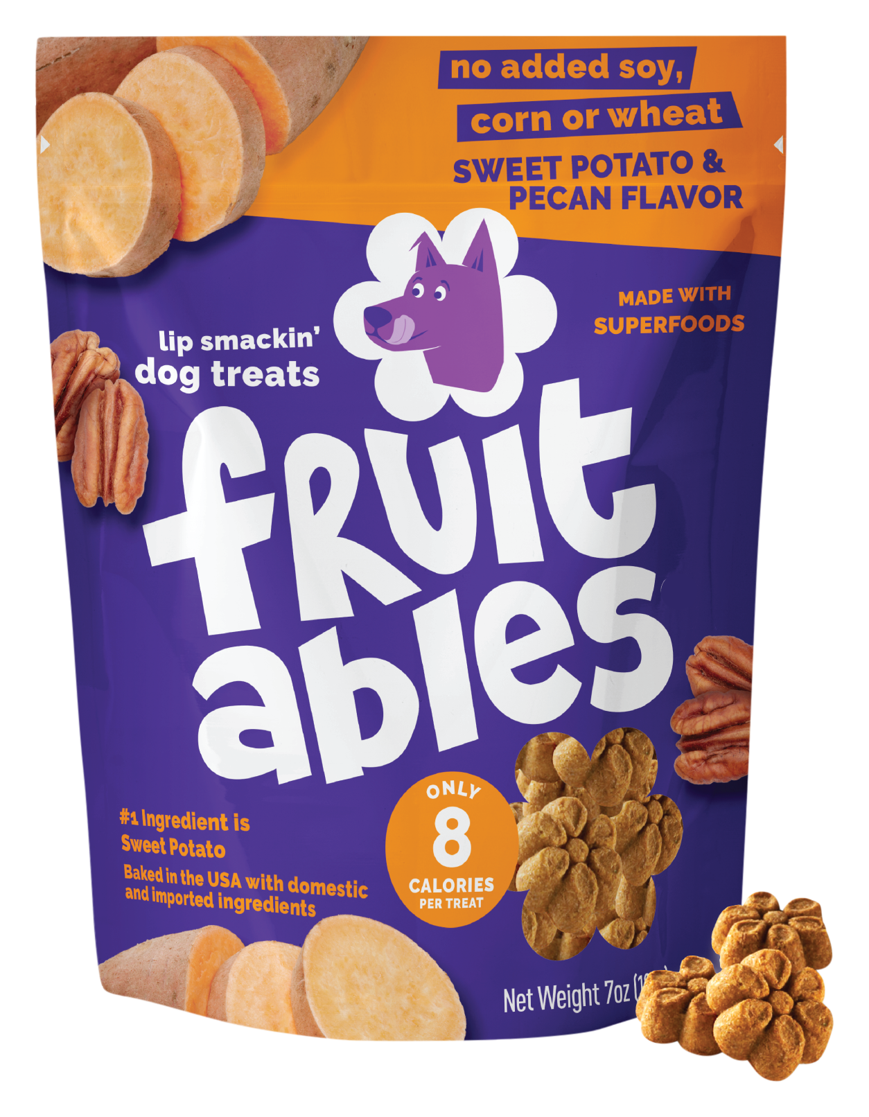 Image of Fruitables Sweet Potato & Pecan Dog Treats