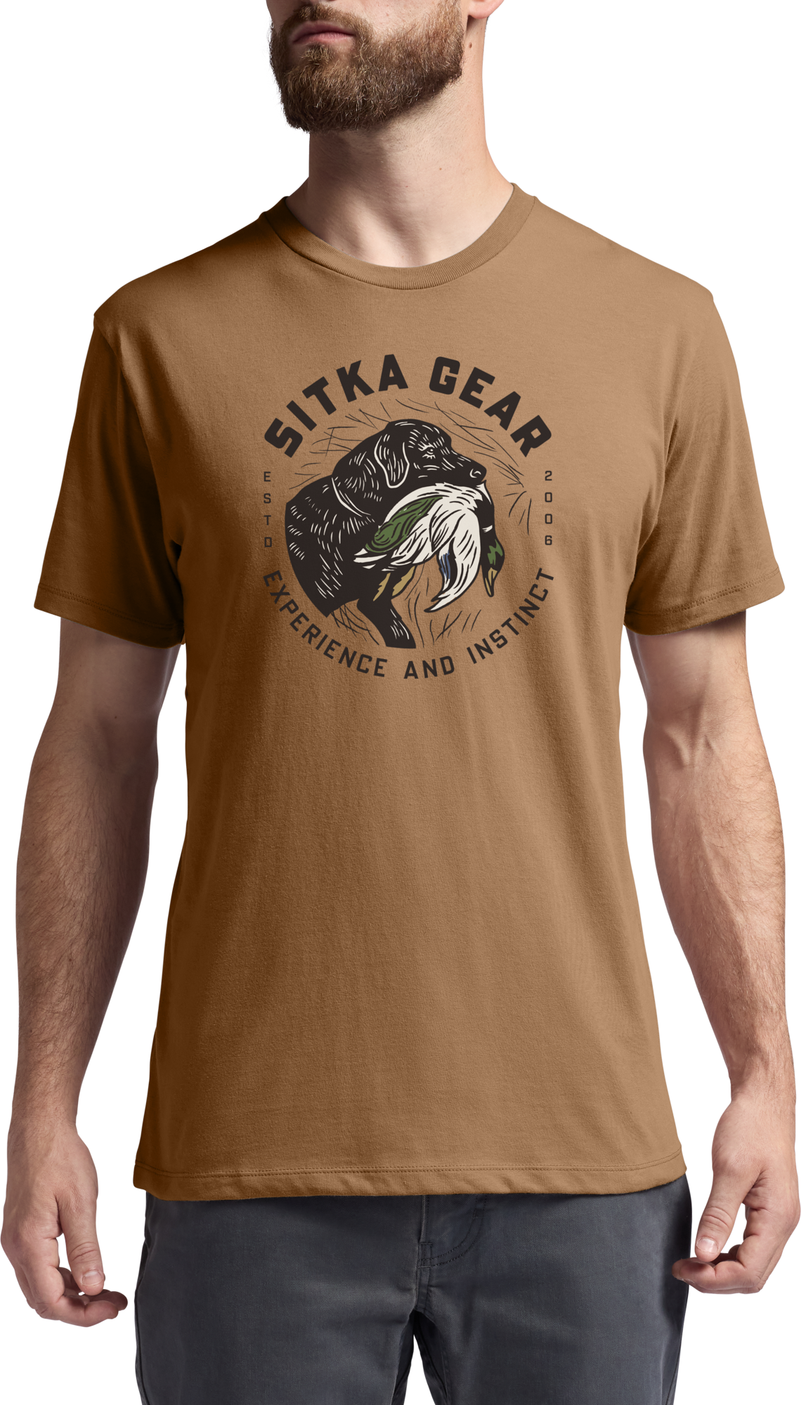 Image of SITKA Instinct Short-Sleeve T-Shirt - Sequoia Brown