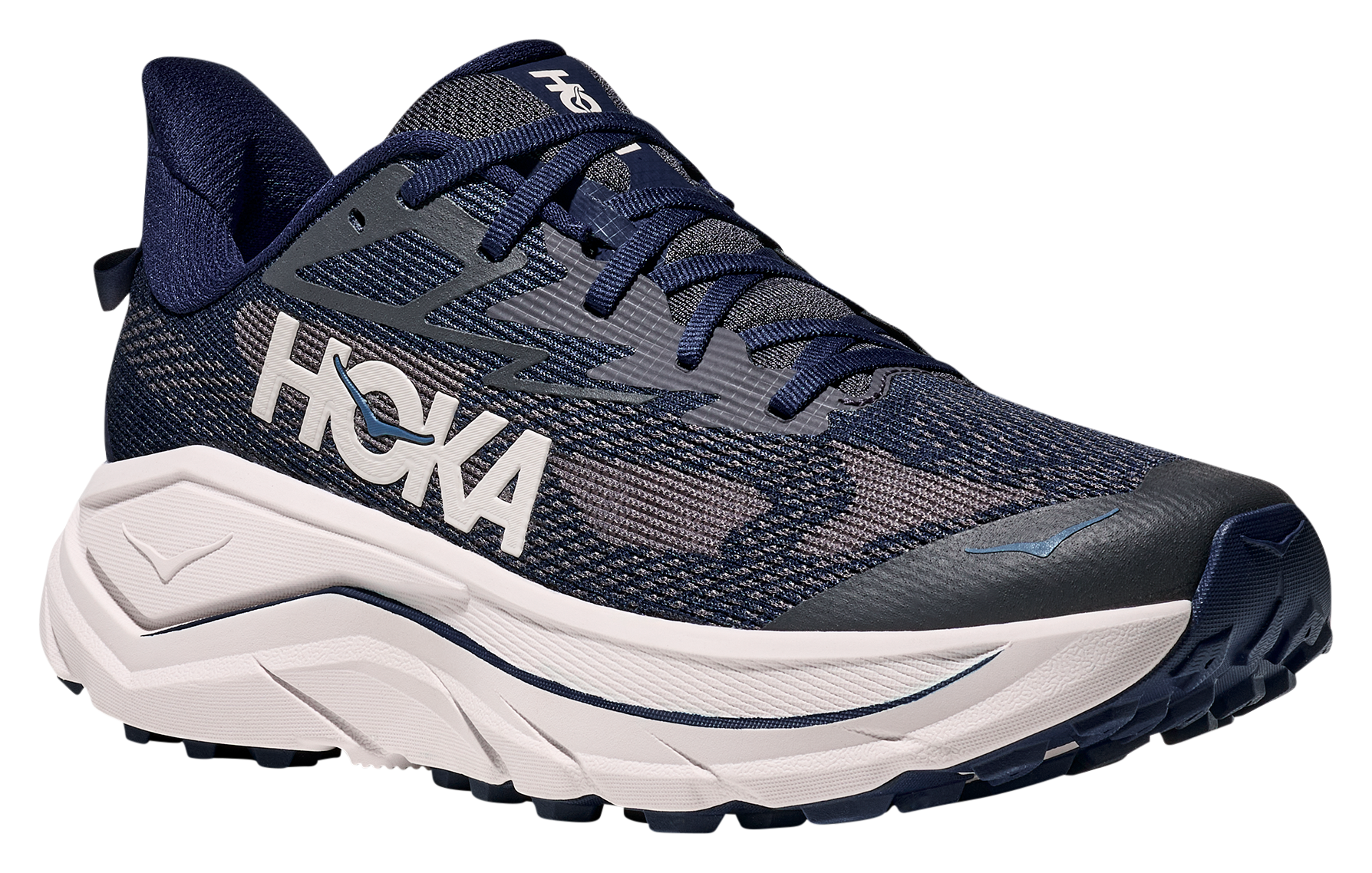 Image of Hoka Challenger 8 Trail Running Shoes for Men - Midnight Blue