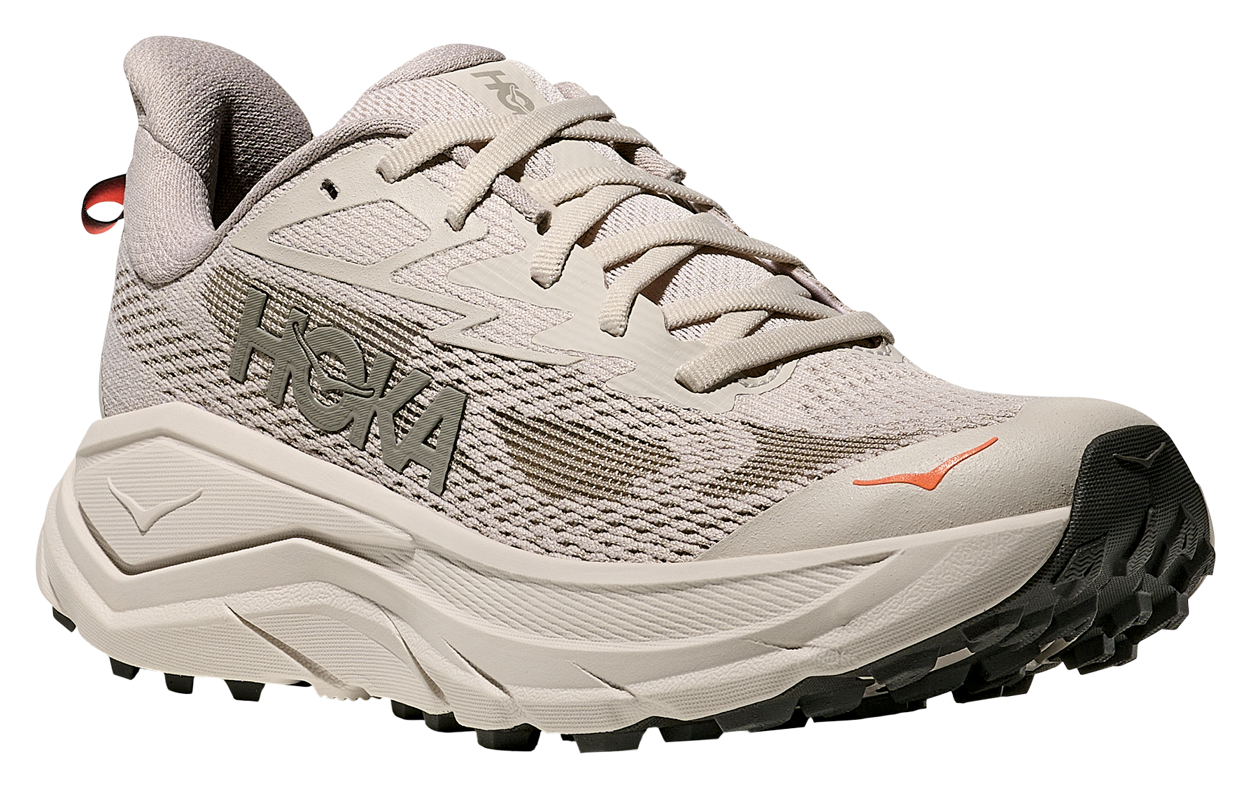 Image of Hoka Challenger 8 Trail Running Shoes for Women - Stucco/Asphalt