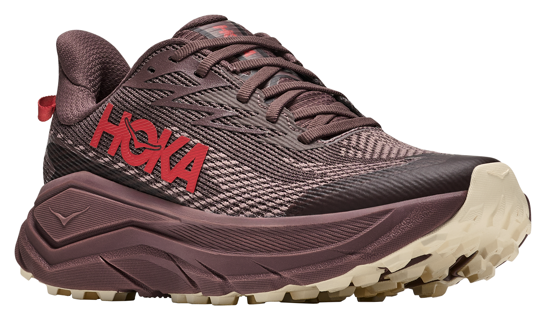 Image of HOKA Challenger 8 GTX Waterproof Trail Running Shoes for Women - Smoky Quartz/Alabaster