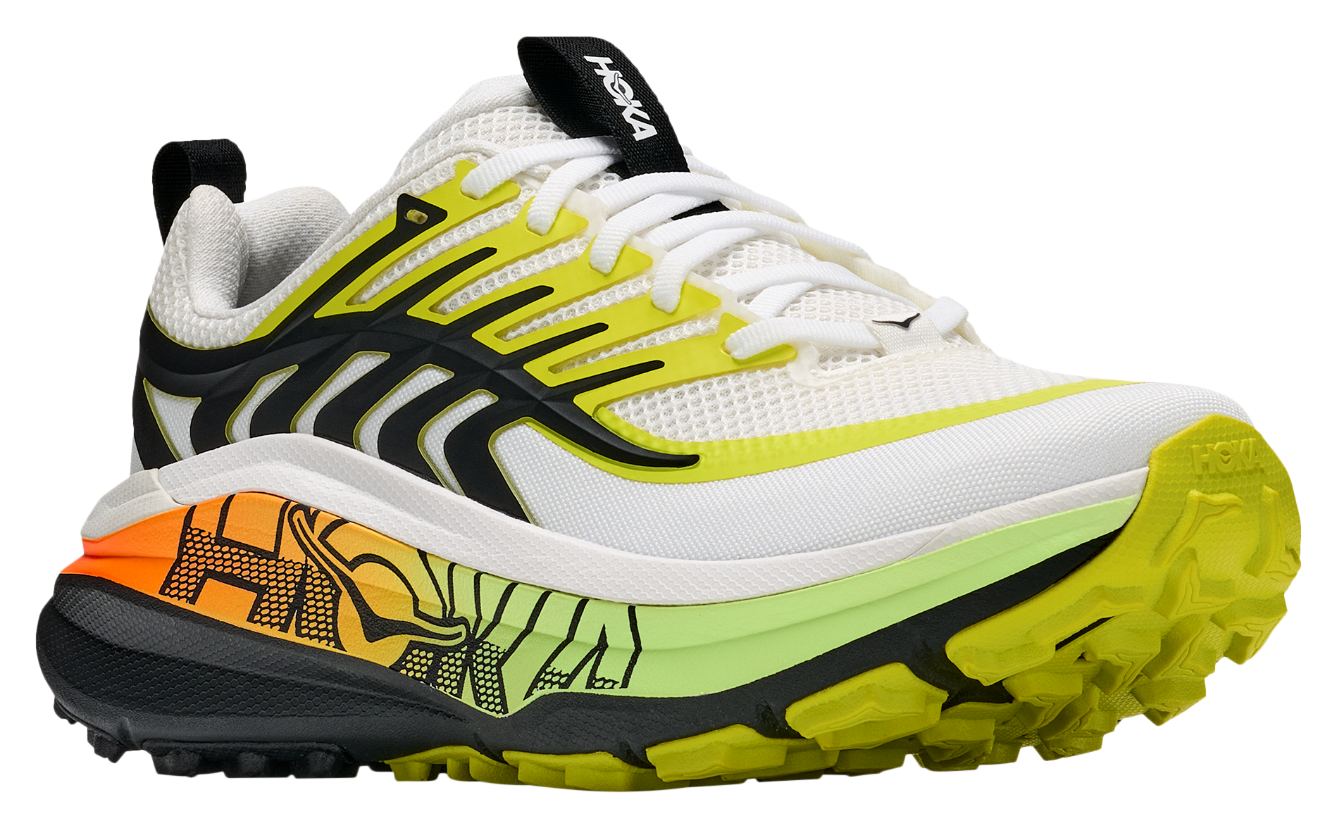 Image of HOKA Stinson 8 Trail Running Shoes for Men - Frost/Black