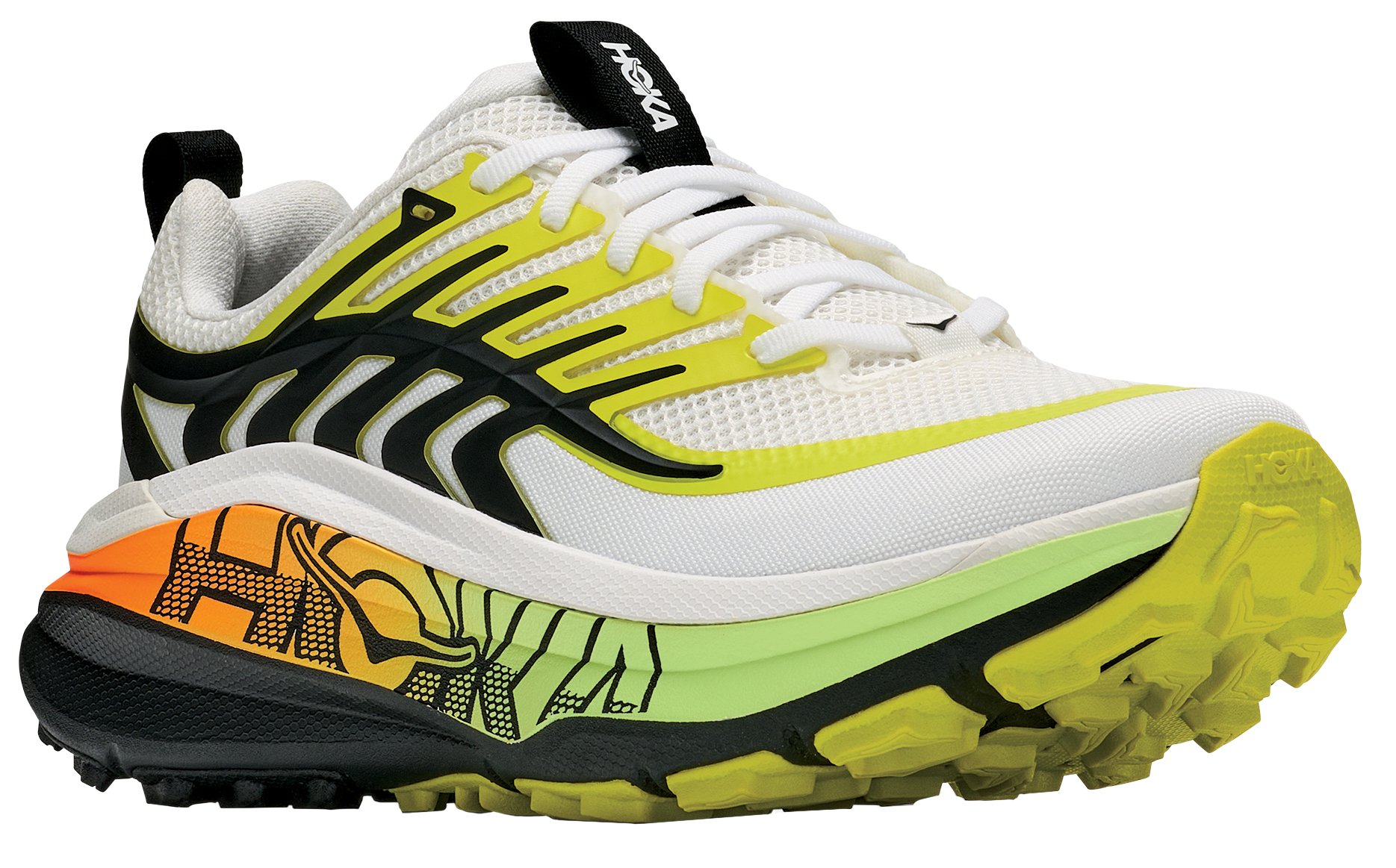 Image of HOKA Stinson 8 Trail Running Shoes for Women - Frost/Black