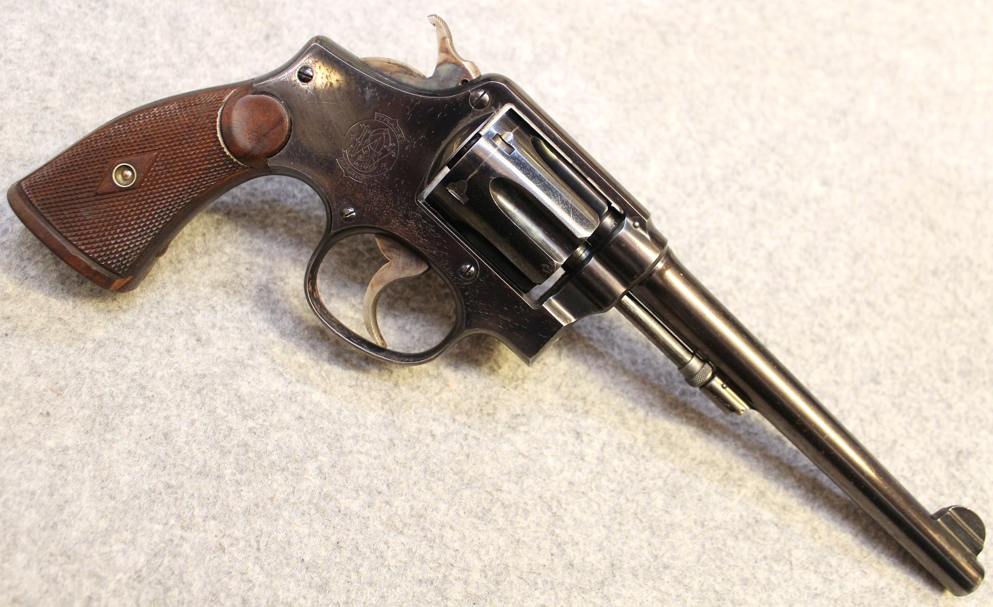 Image of S&W ~ 38 Hand Ejector ~ .38 SPL