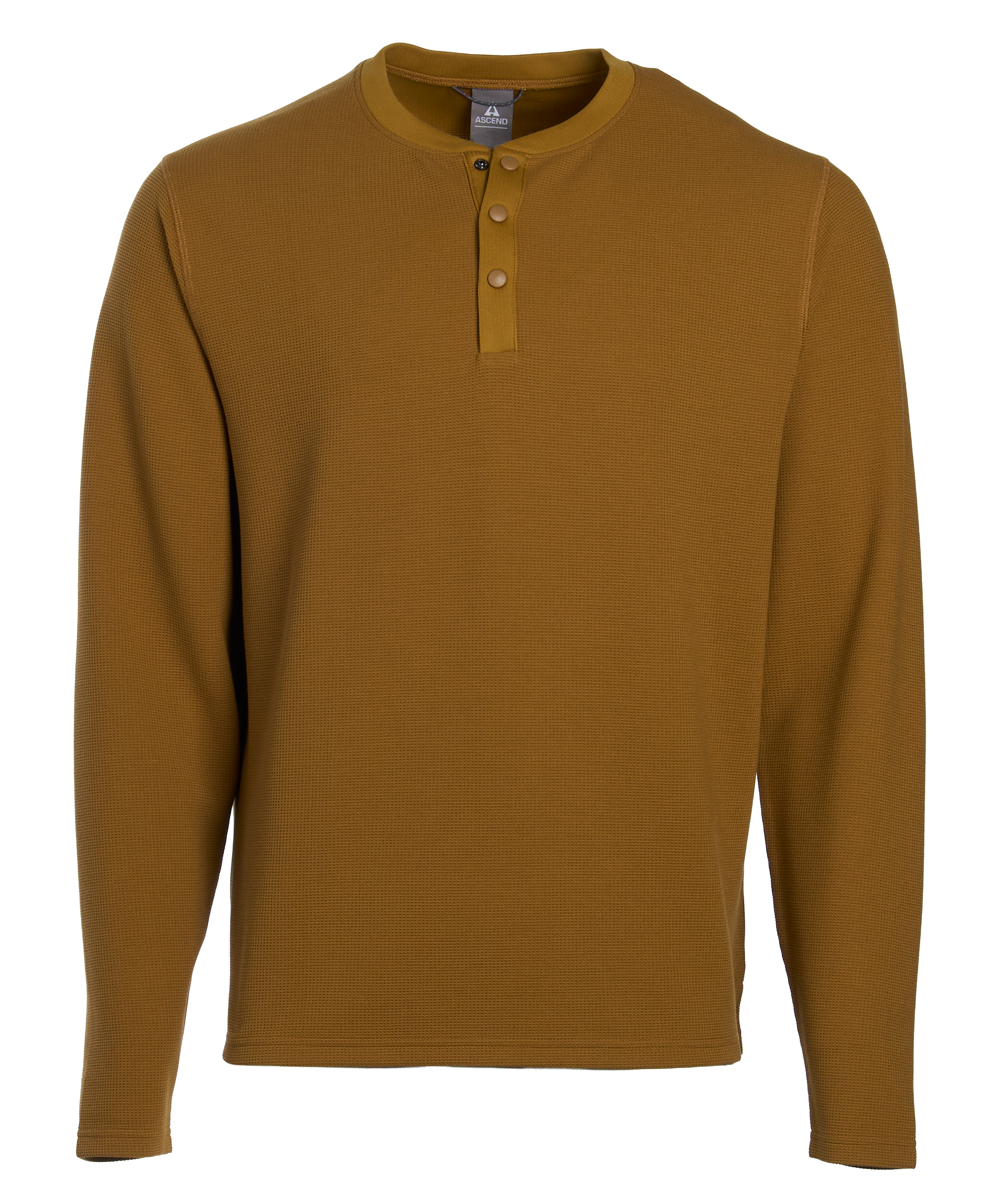 Image of Ascend Long-Sleeve Henley - Cumin
