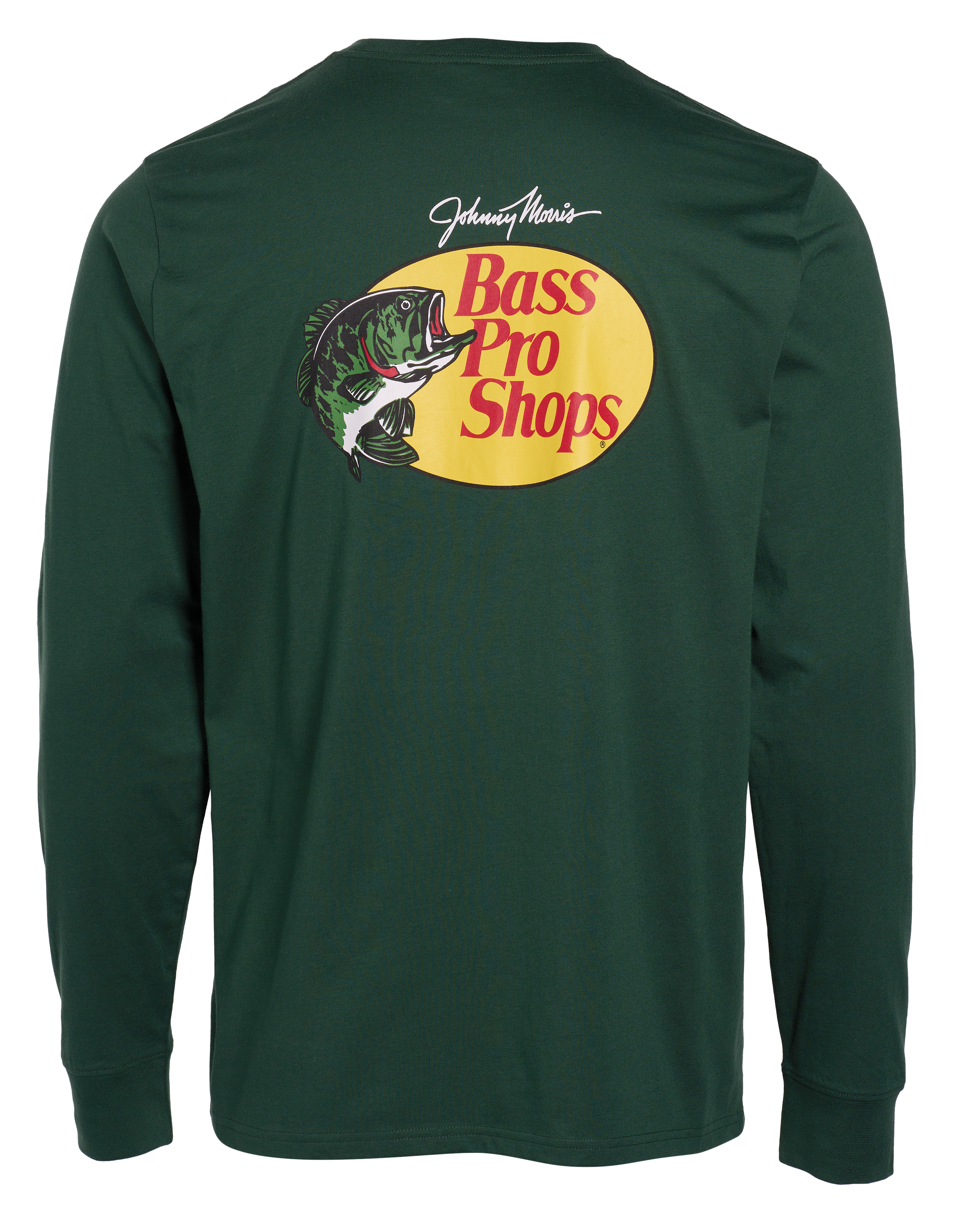 Bass Pro Shops Bass Pro Shops Classic Logo Long-Sleeve T-Shirt - Hunter - $19.99 at Bass Pro Shops