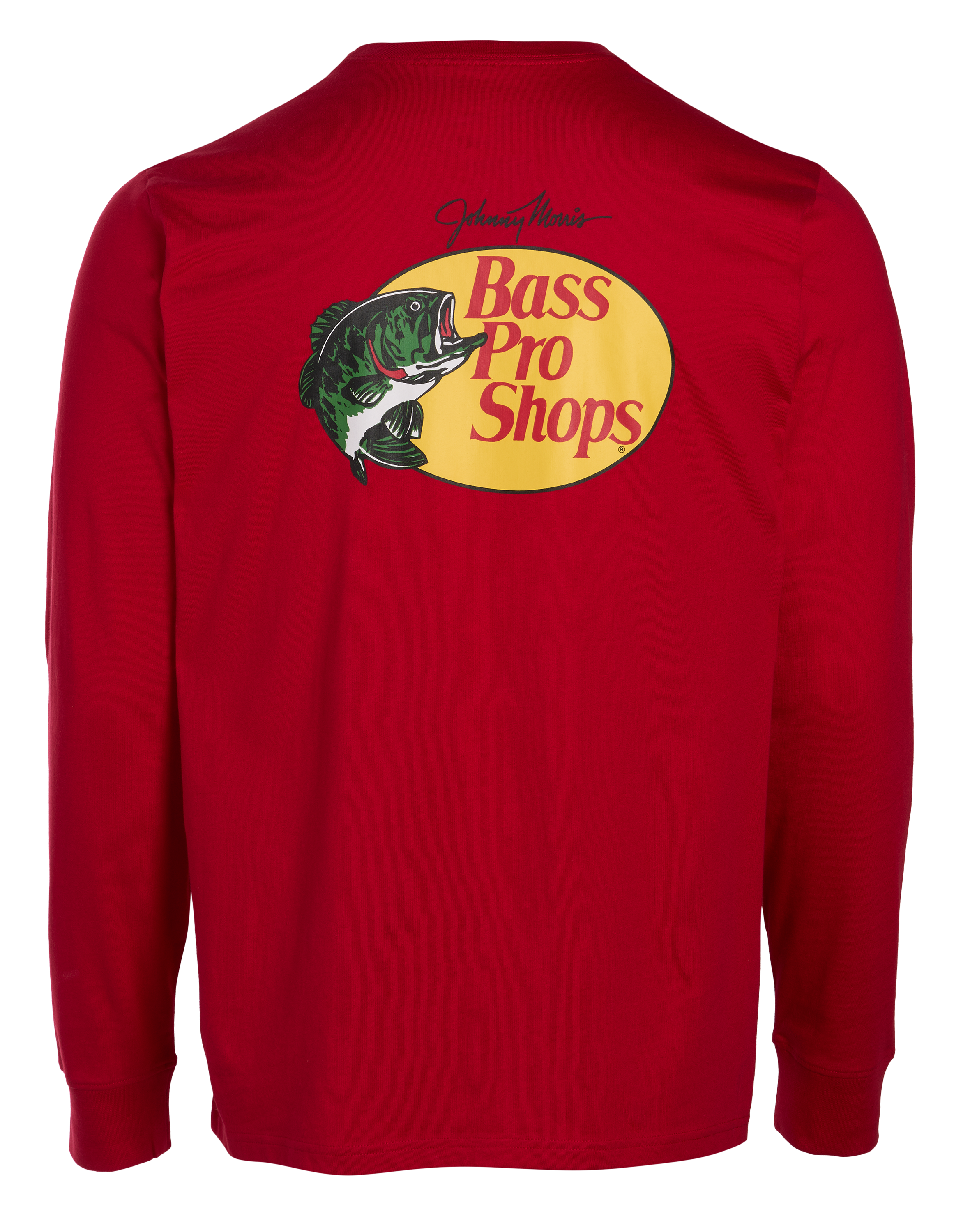 Image of Bass Pro Shops Classic Logo Long-Sleeve T-Shirt - Red