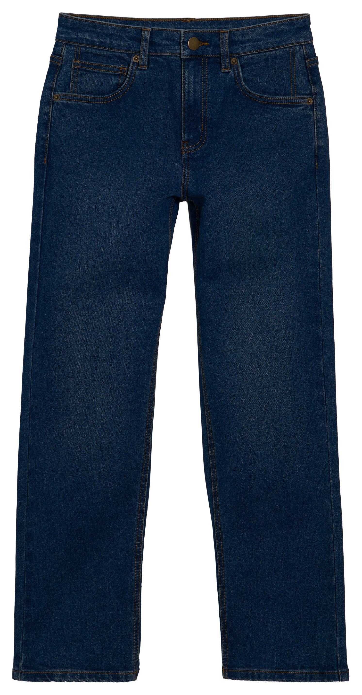 Image of Bass Pro Shops Denim Jeans for Kids - Dark Wash