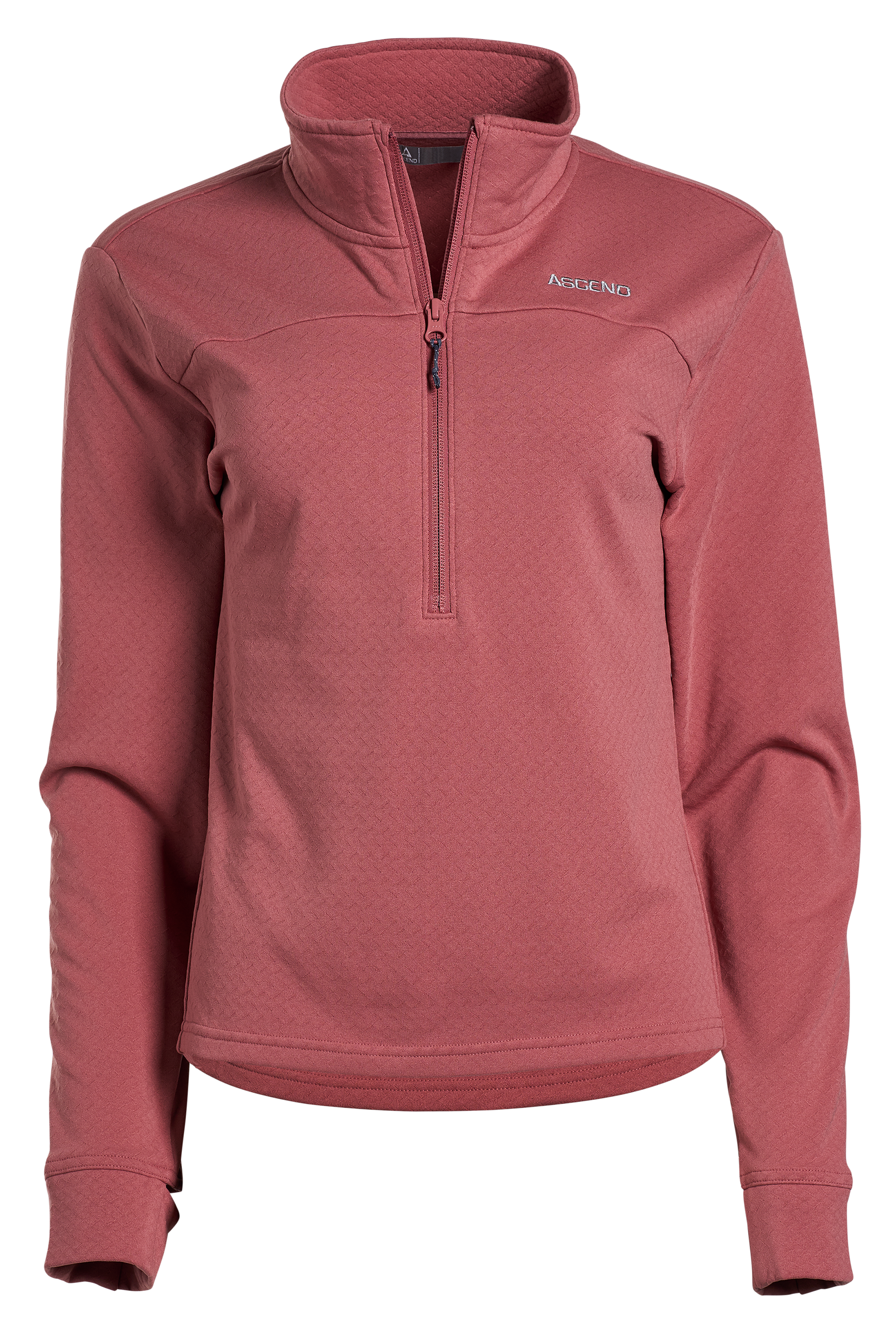 Image of Ascend Performance Fleece Half-Zip Pullover - Withered Rose