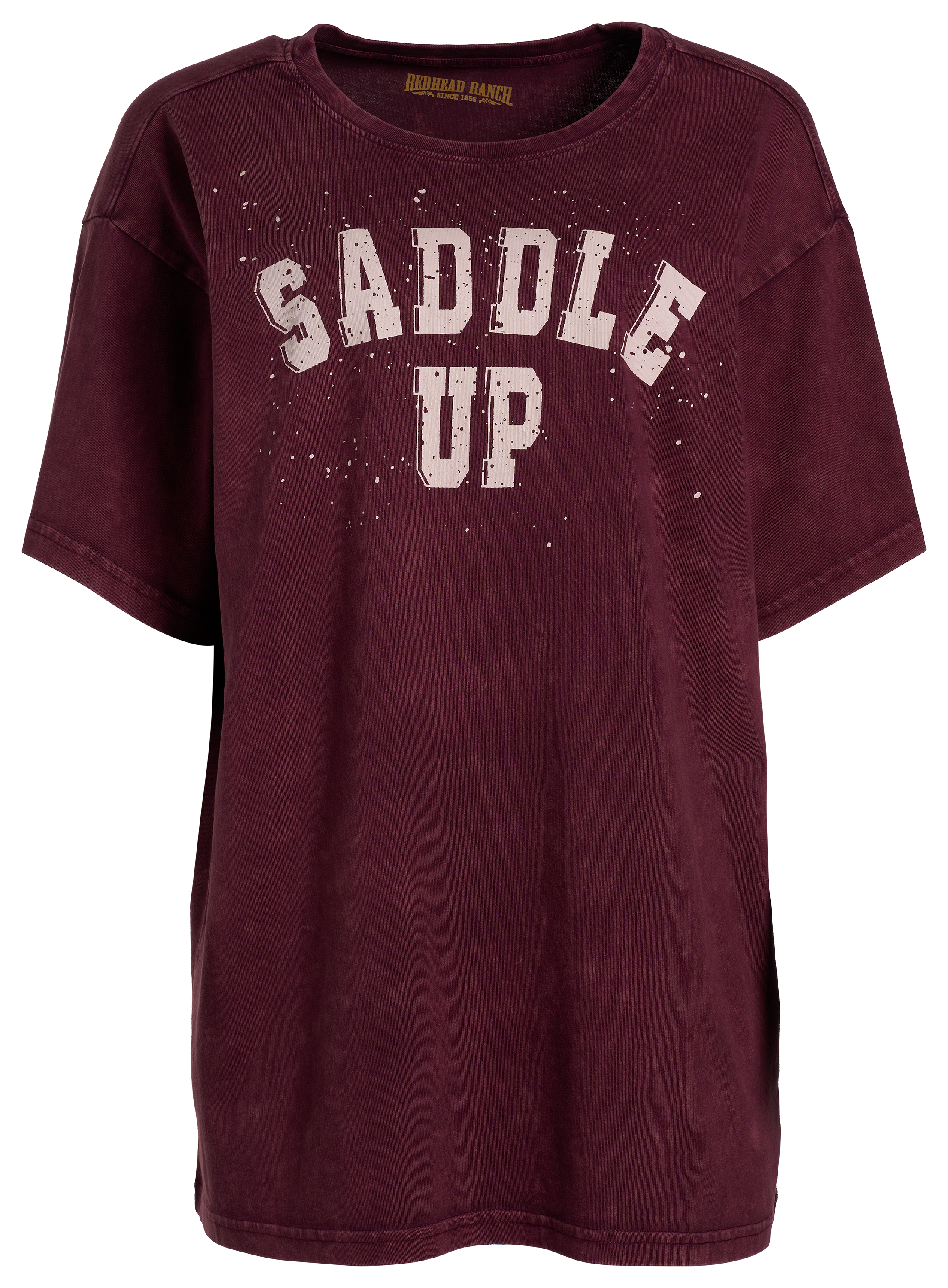 Image of RedHead Ranch Saddle Up Short-Sleeve Boyfriend T-Shirt - Fig