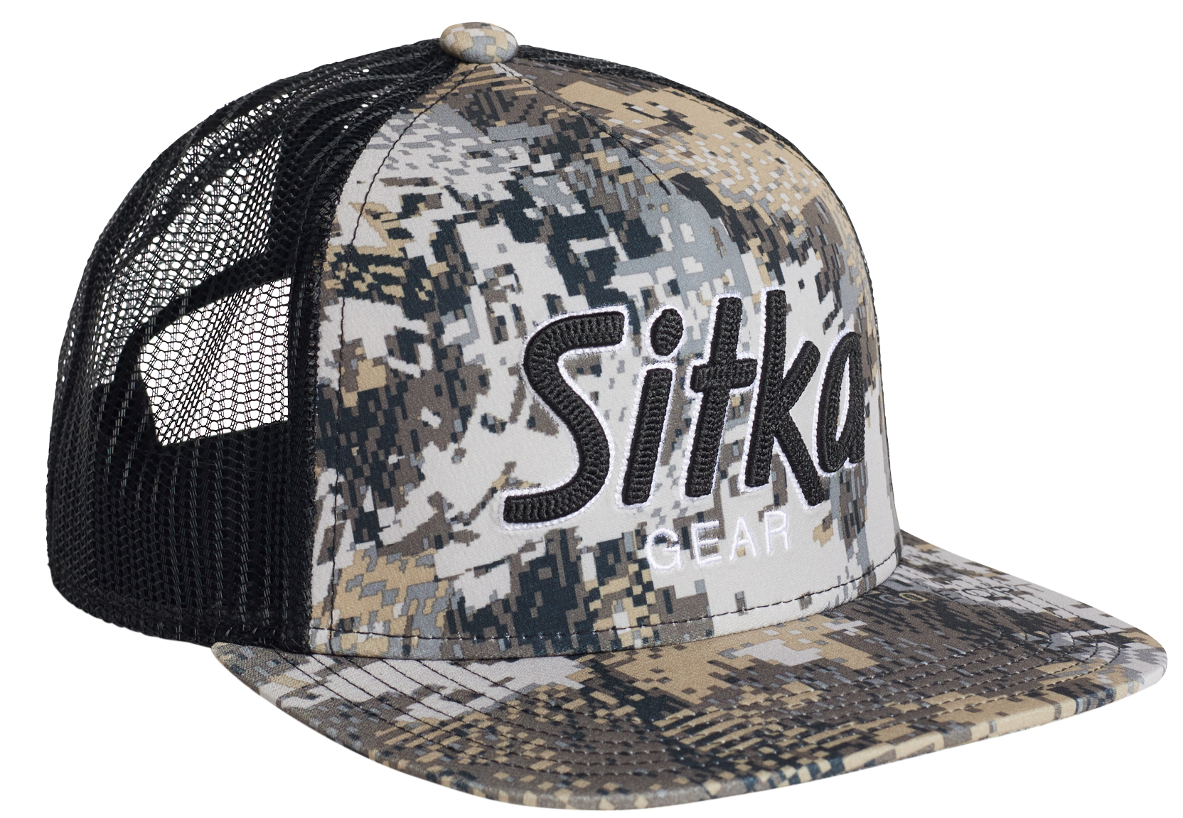 Image of SITKA OPTIFADE 90s Script Hi Pro Trucker Cap - Optifade Elevated II