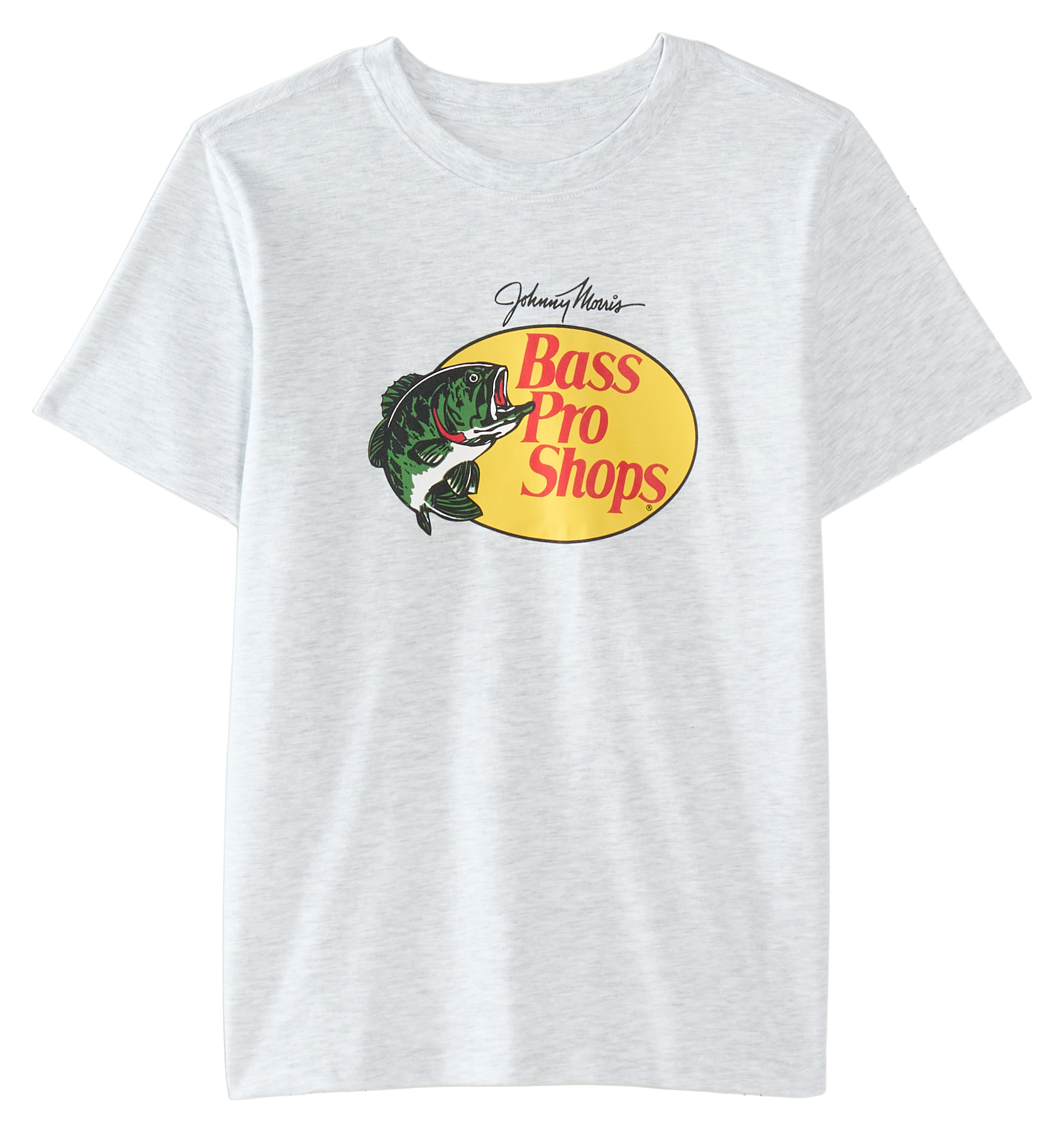 Image of Bass Pro Shops Classic Logo Short-Sleeve T-Shirt for Kids - Heather Gray