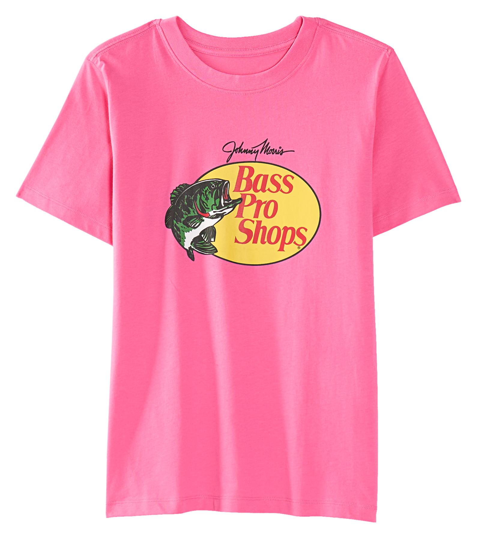 Image of Bass Pro Shops Classic Logo Short-Sleeve T-Shirt for Kids - Pink