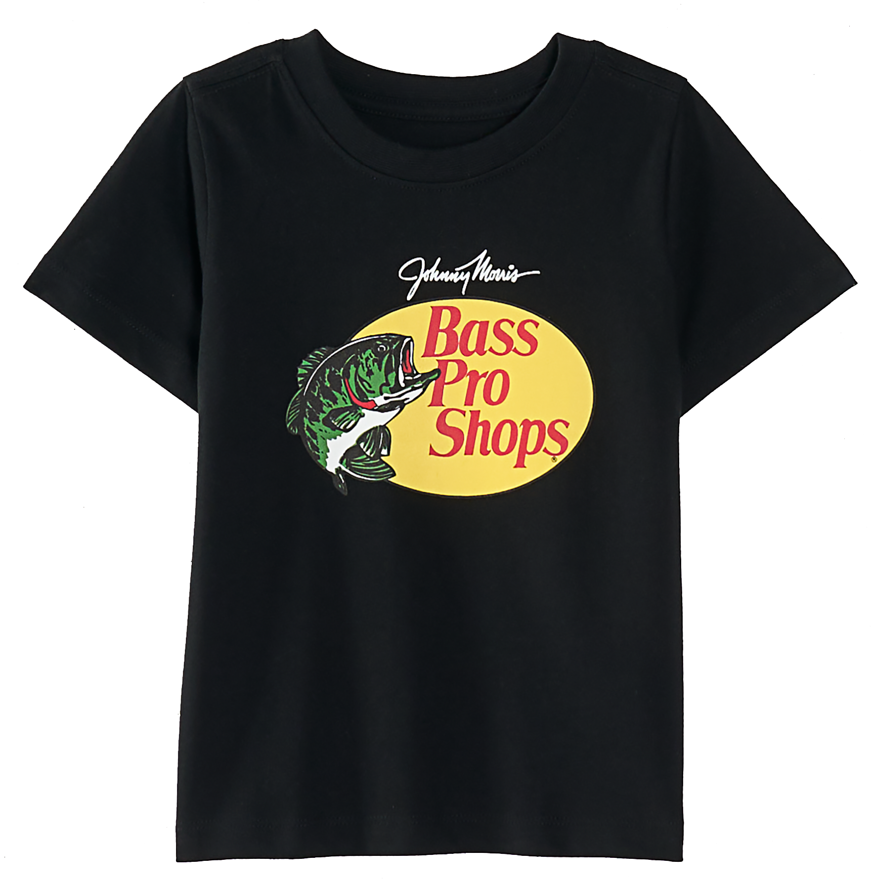 Image of Bass Pro Shops Classic Logo Short-Sleeve T-Shirt for Toddlers - Black