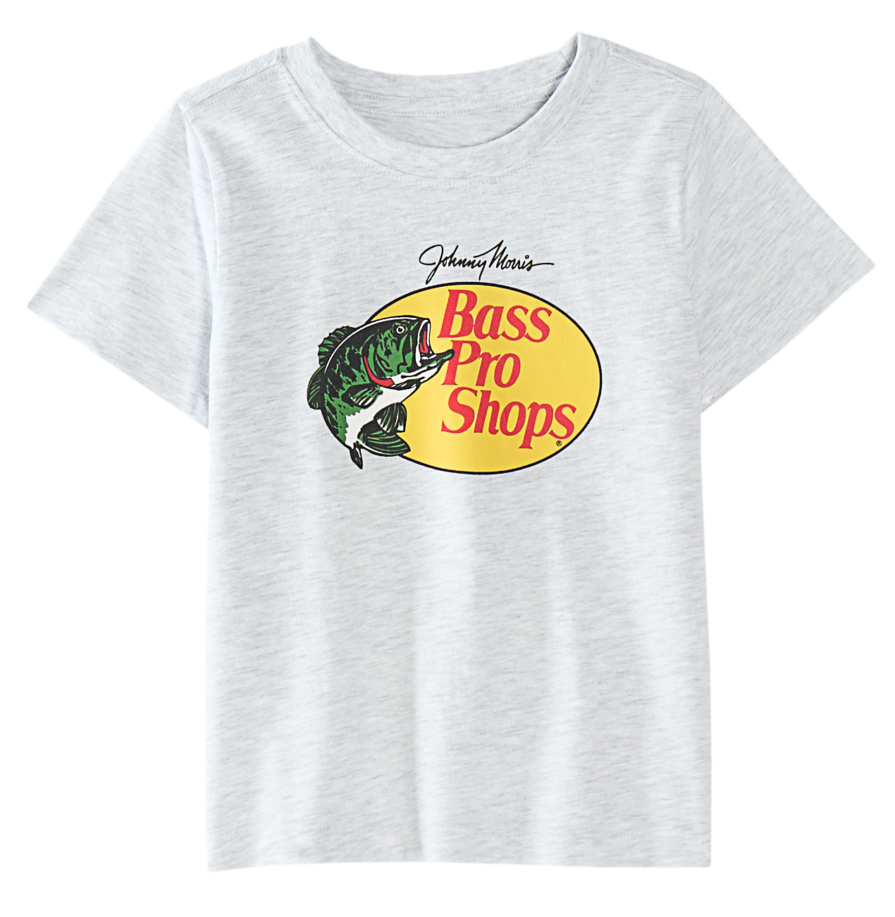 Image of Bass Pro Shops Classic Logo Short-Sleeve T-Shirt for Toddlers - Heather Gray