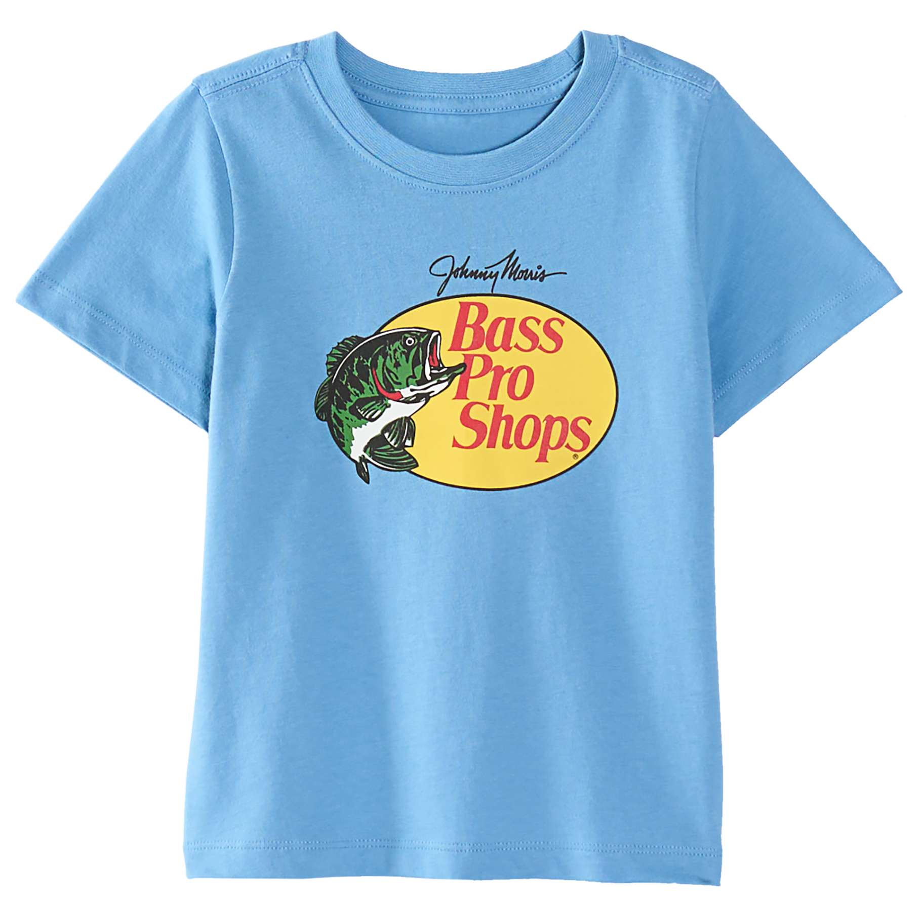 Image of Bass Pro Shops Classic Logo Short-Sleeve T-Shirt for Toddlers - Light Blue