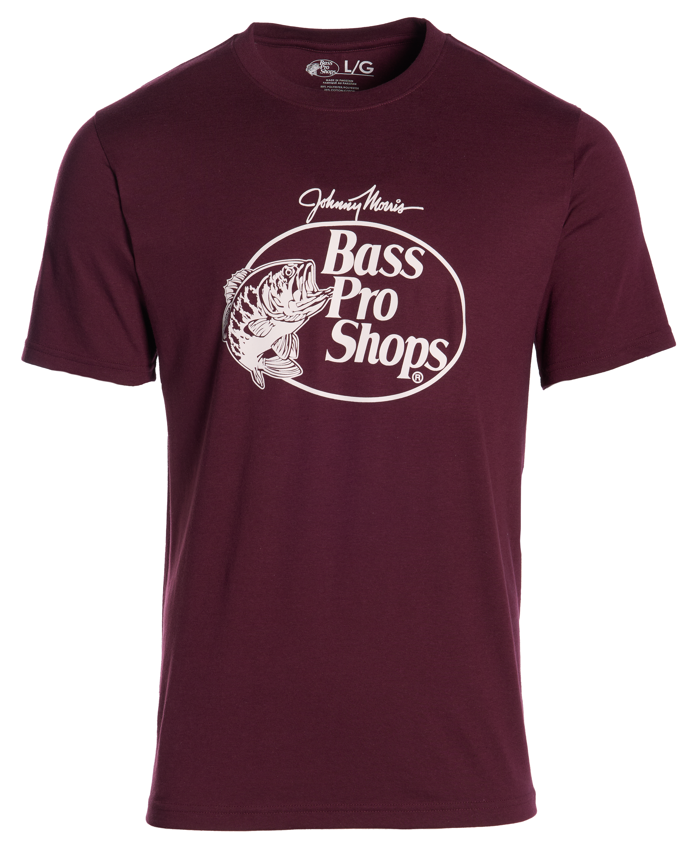 Image of Bass Pro Shops Original Logo Tri-Blend Short-Sleeve T-Shirt - Fig/Gardenia