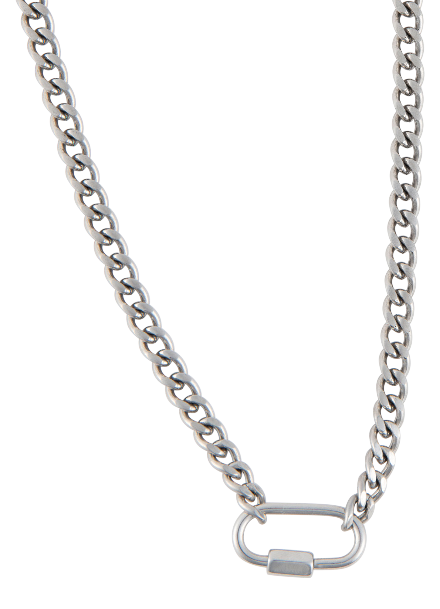 Image of Howard's Narelle Waterproof Carabiner Silver Necklace