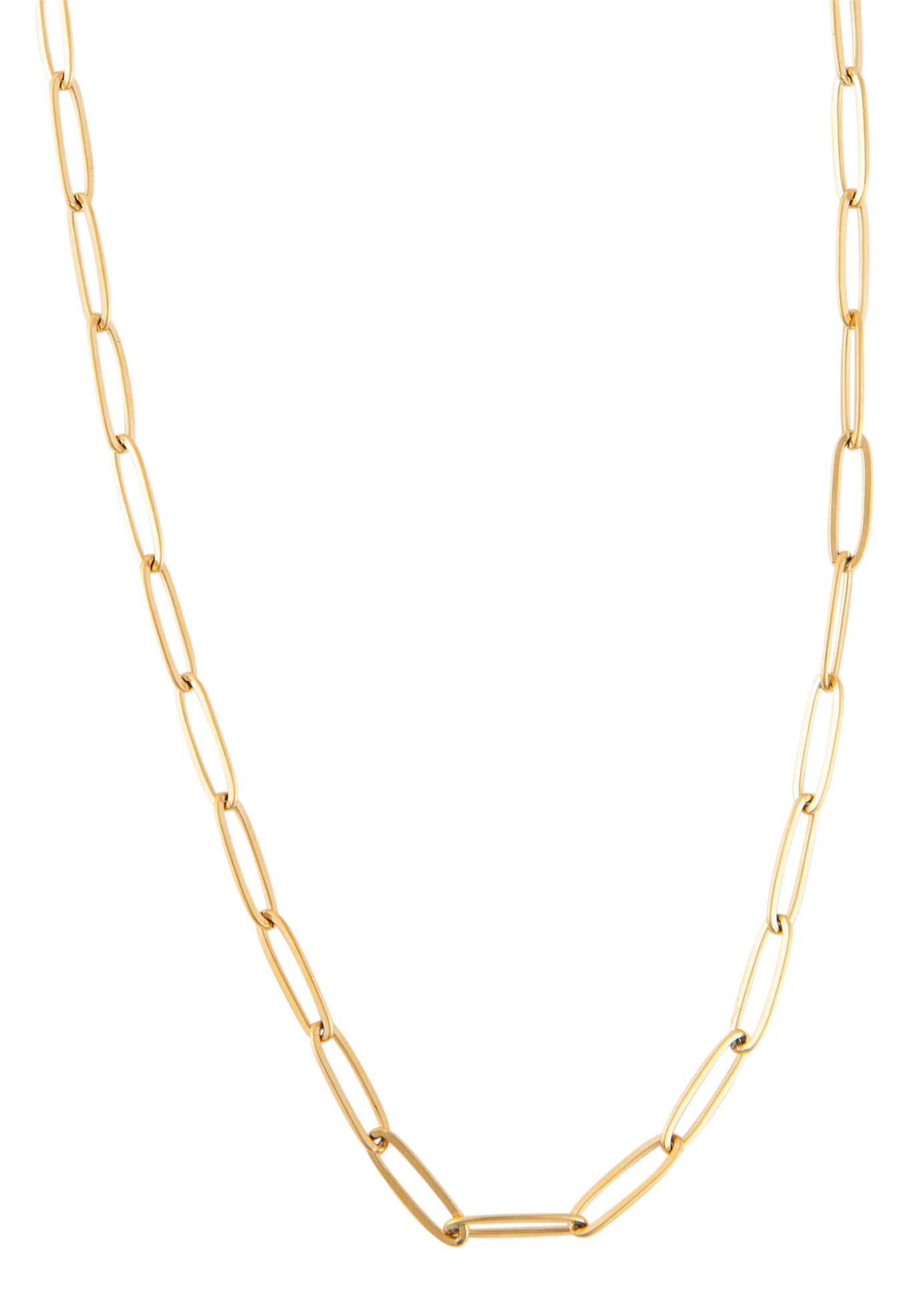 Image of Howard's Narelle Waterproof Paperclip Gold Chain Necklace