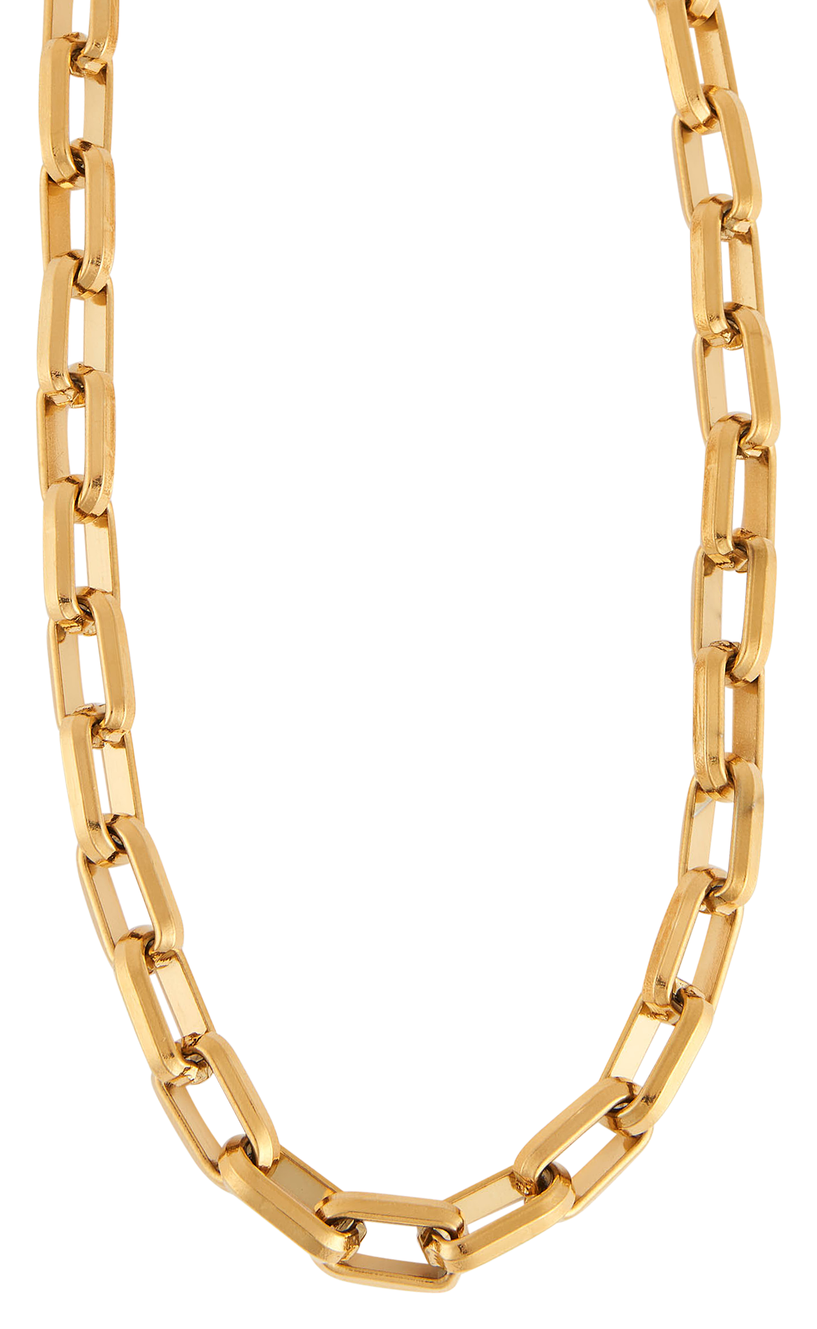 Image of Howard's Narelle Gold Waterproof Chunky Rectangle Link Chain Necklace