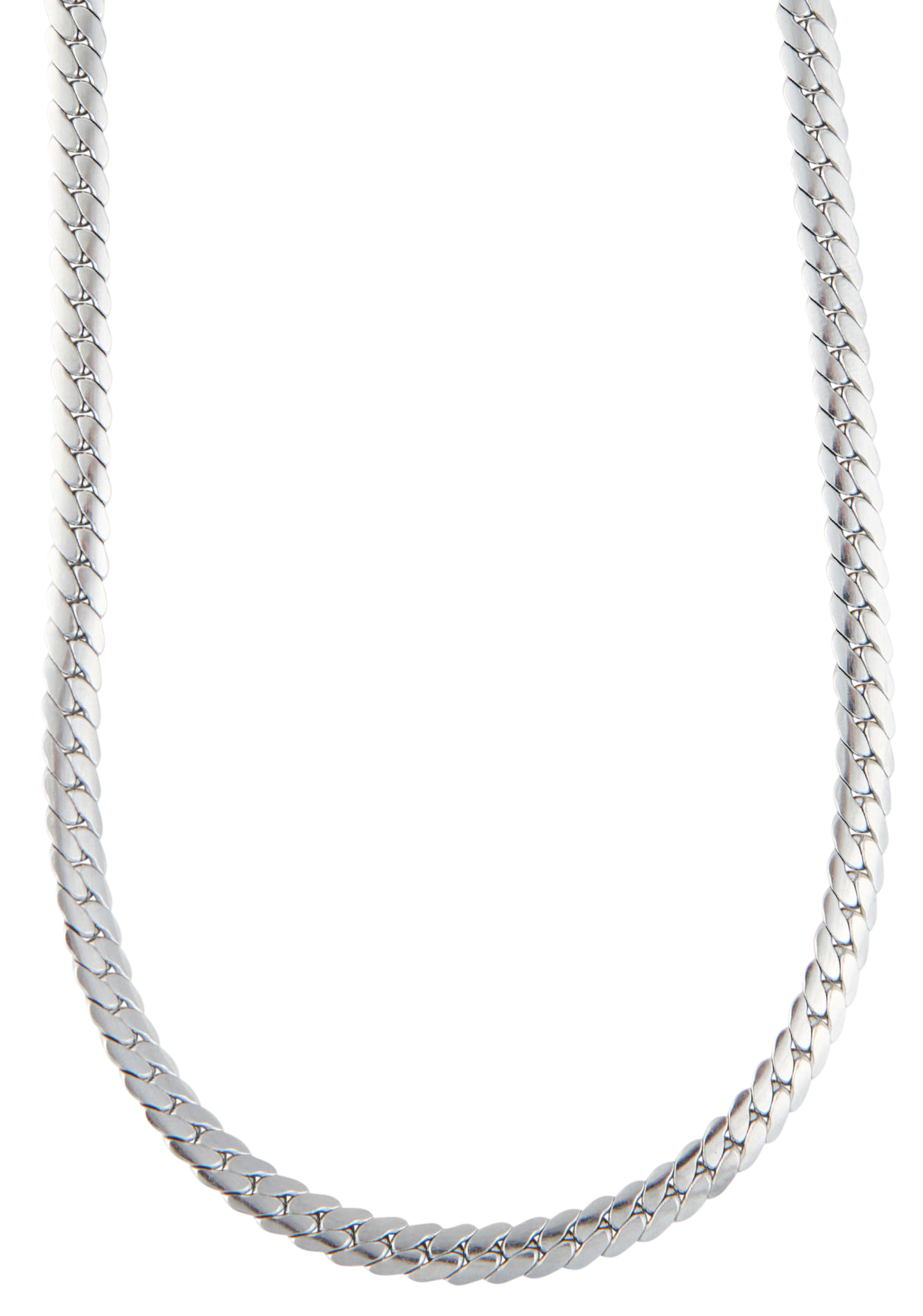 Image of Howard's Narelle Waterproof Herringbone Silver Chain Necklace