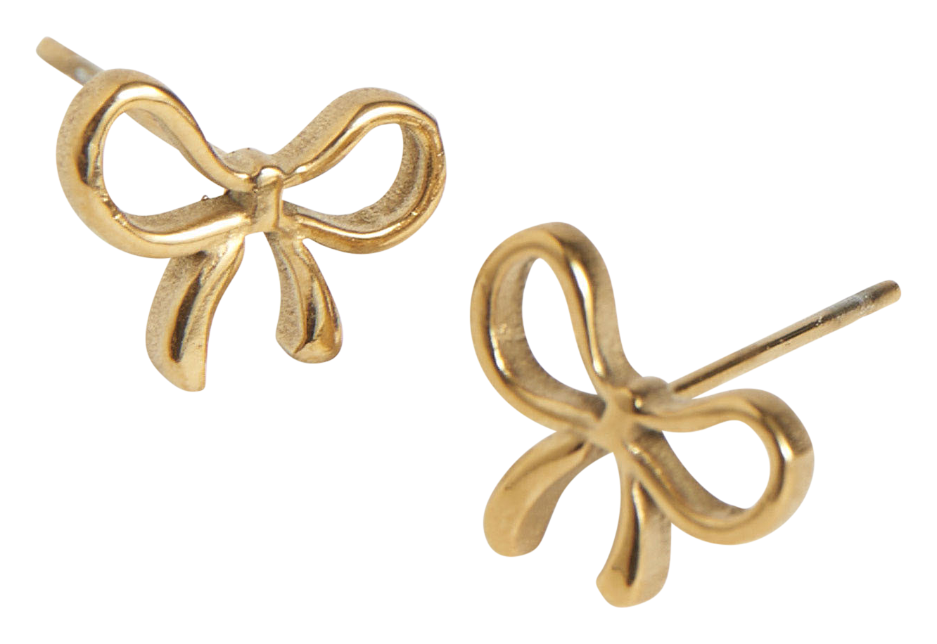 Image of Howard's Narelle Gold Waterproof Bow Stud Earrings