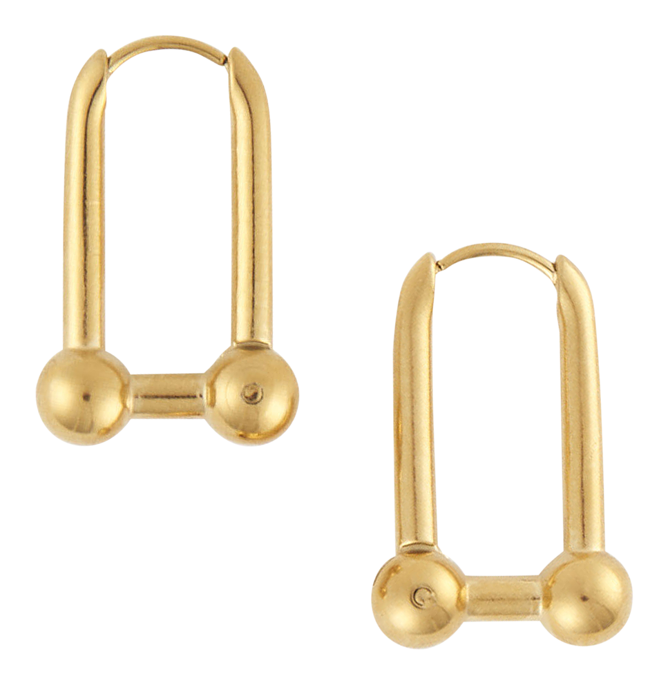 Image of Howard's Narelle Gold Waterproof U-Link Earrings