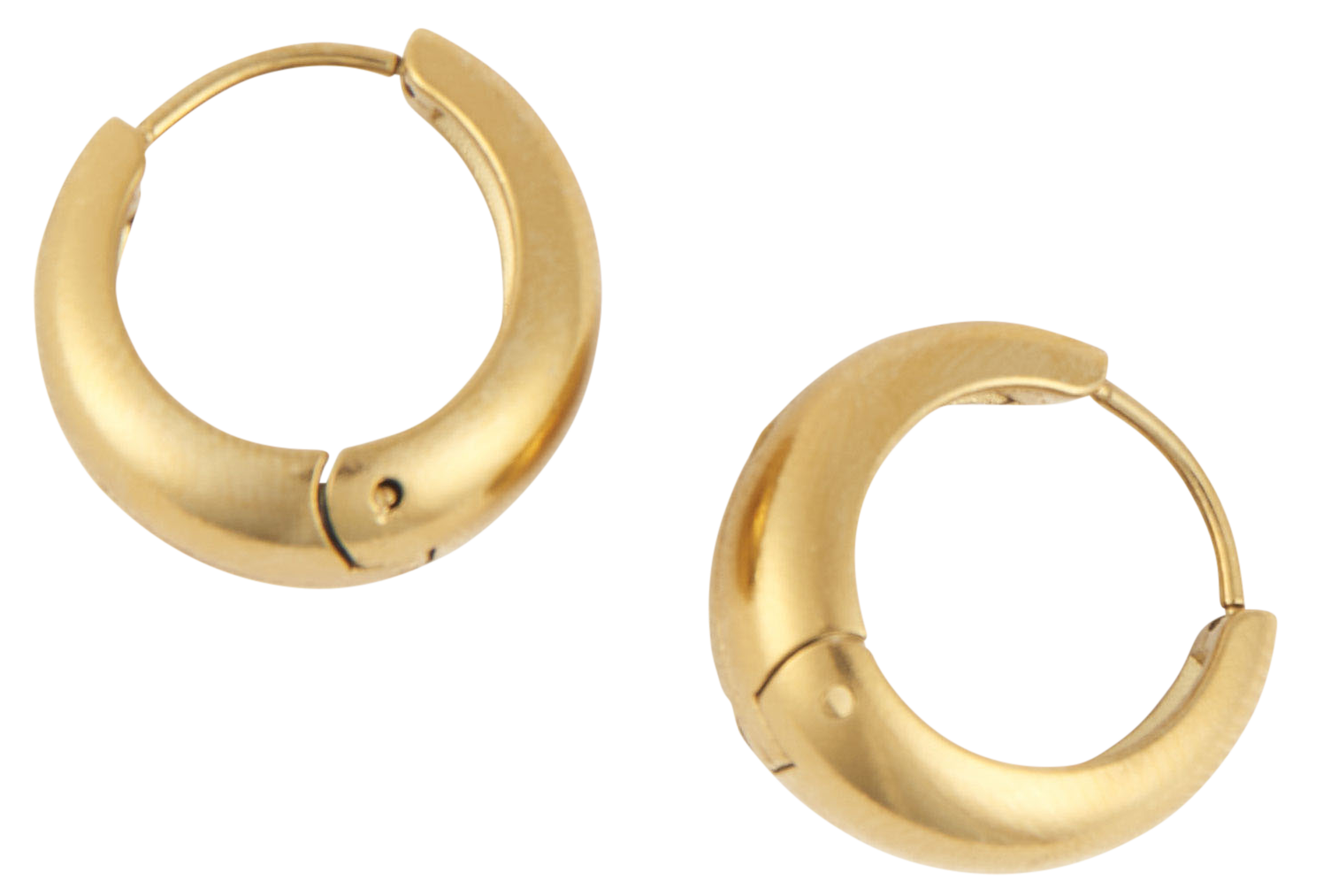 Image of Howard's Narelle Gold Waterproof Graduated Hoop Earrings