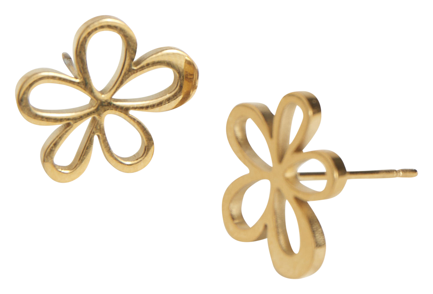 Image of Howard's Narelle Gold Waterproof Flower Stud Earrings