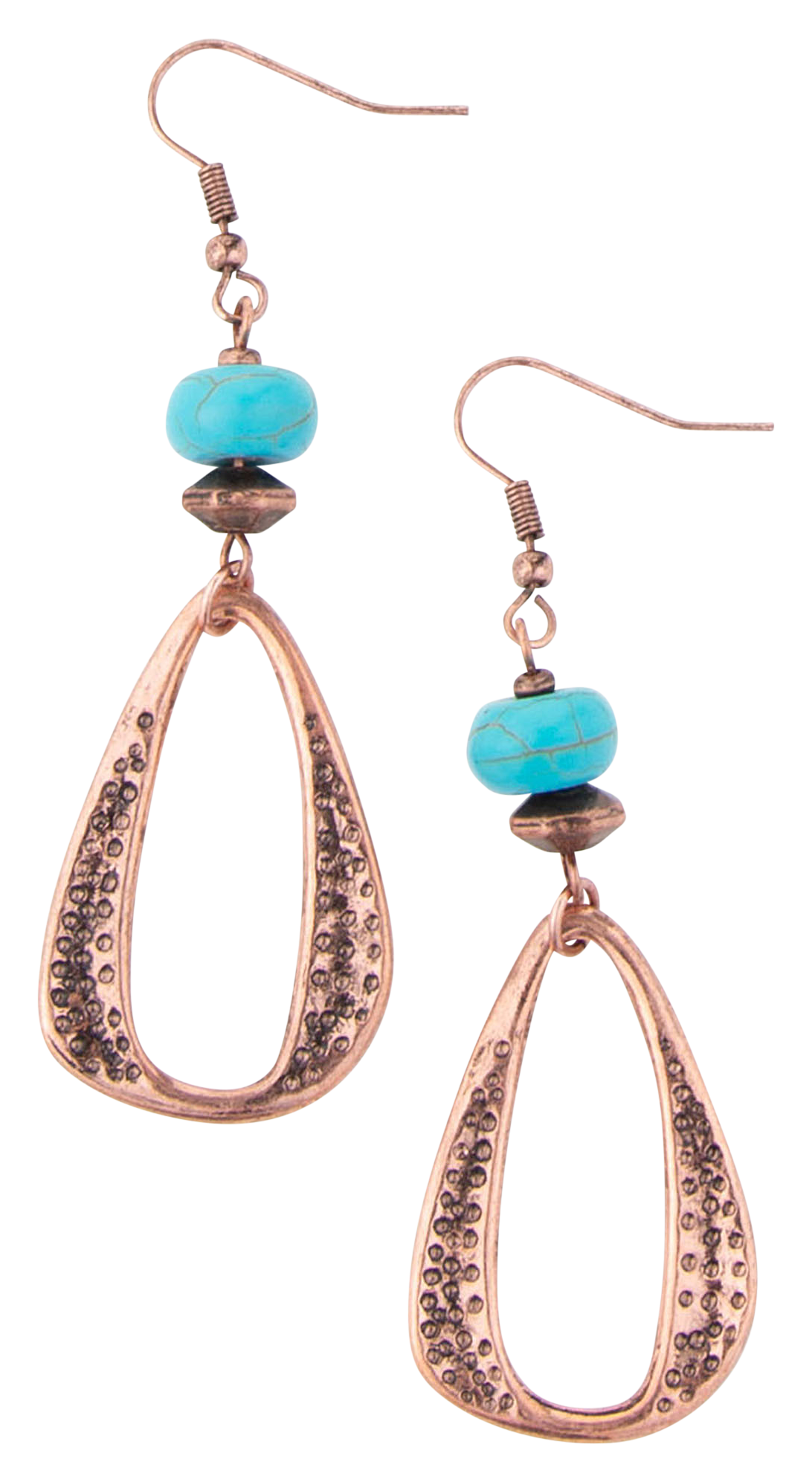 Image of Howard's Wild Spirit Turquoise Teardrop Earrings
