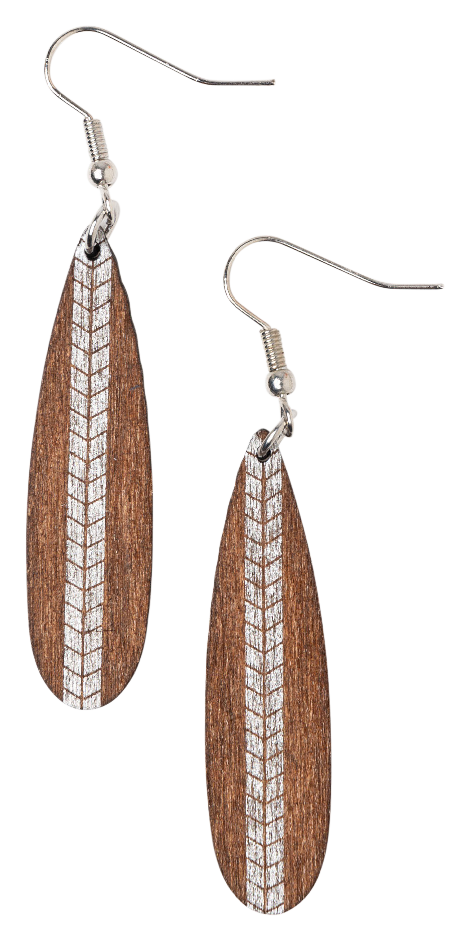 Image of Howard's Samira Arrow Wood Earrings
