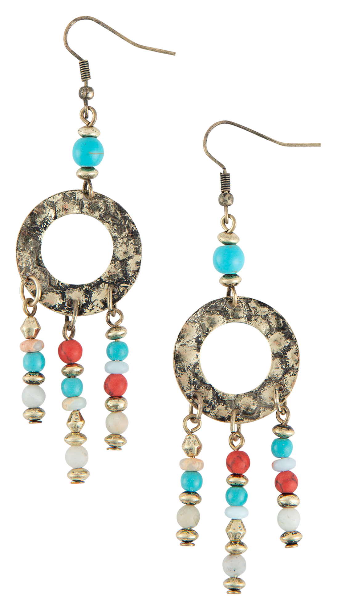 Image of Howard's Wild Spirit Hammered Chandelier Earrings