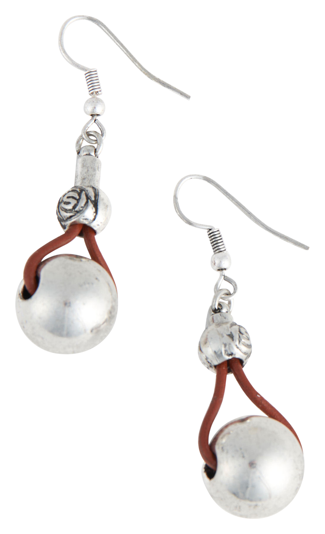 Image of Howard's Wild Spirit Leather Drop Earrings