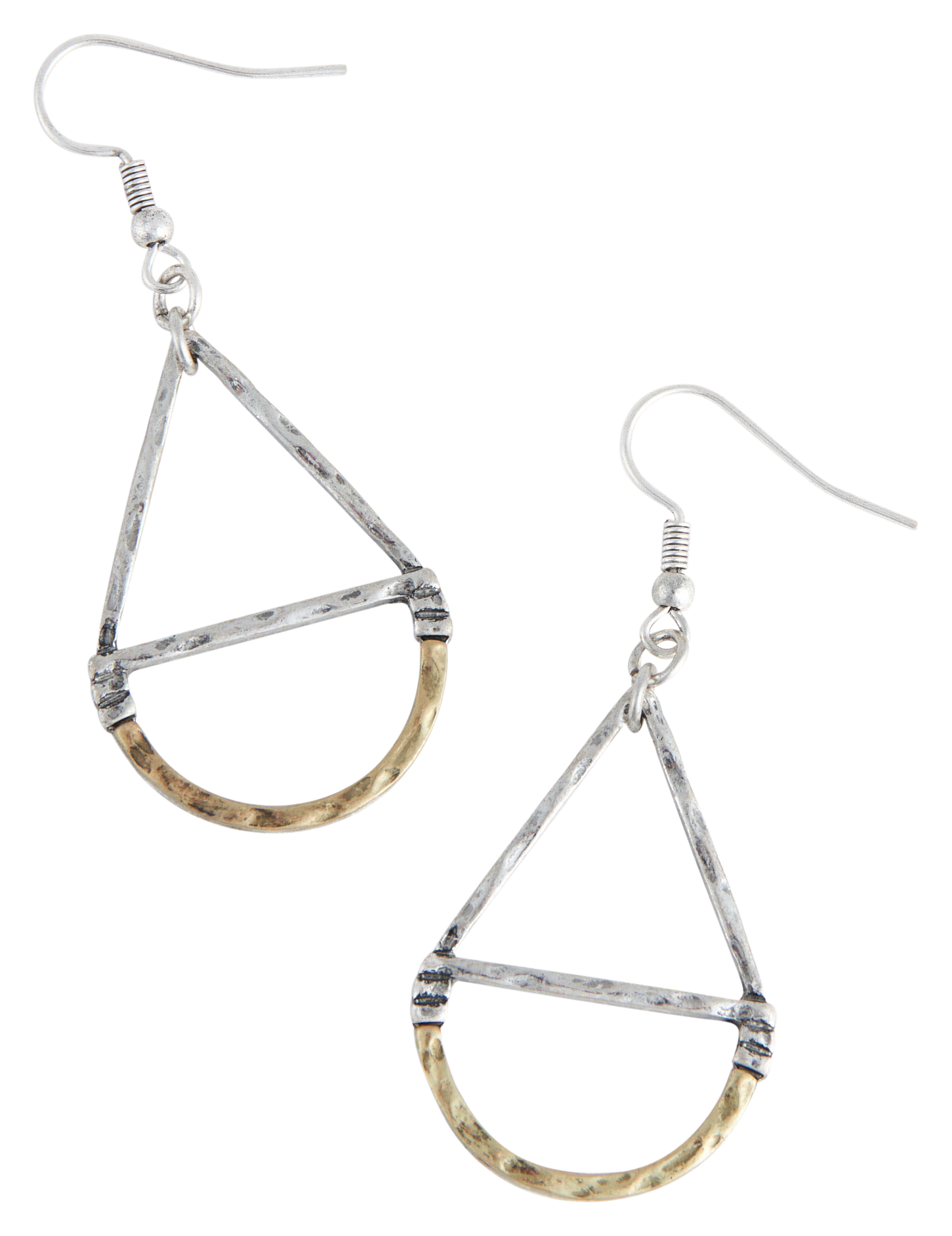 Image of Howard's Wild Spirit Hammered Teardrop Earrings