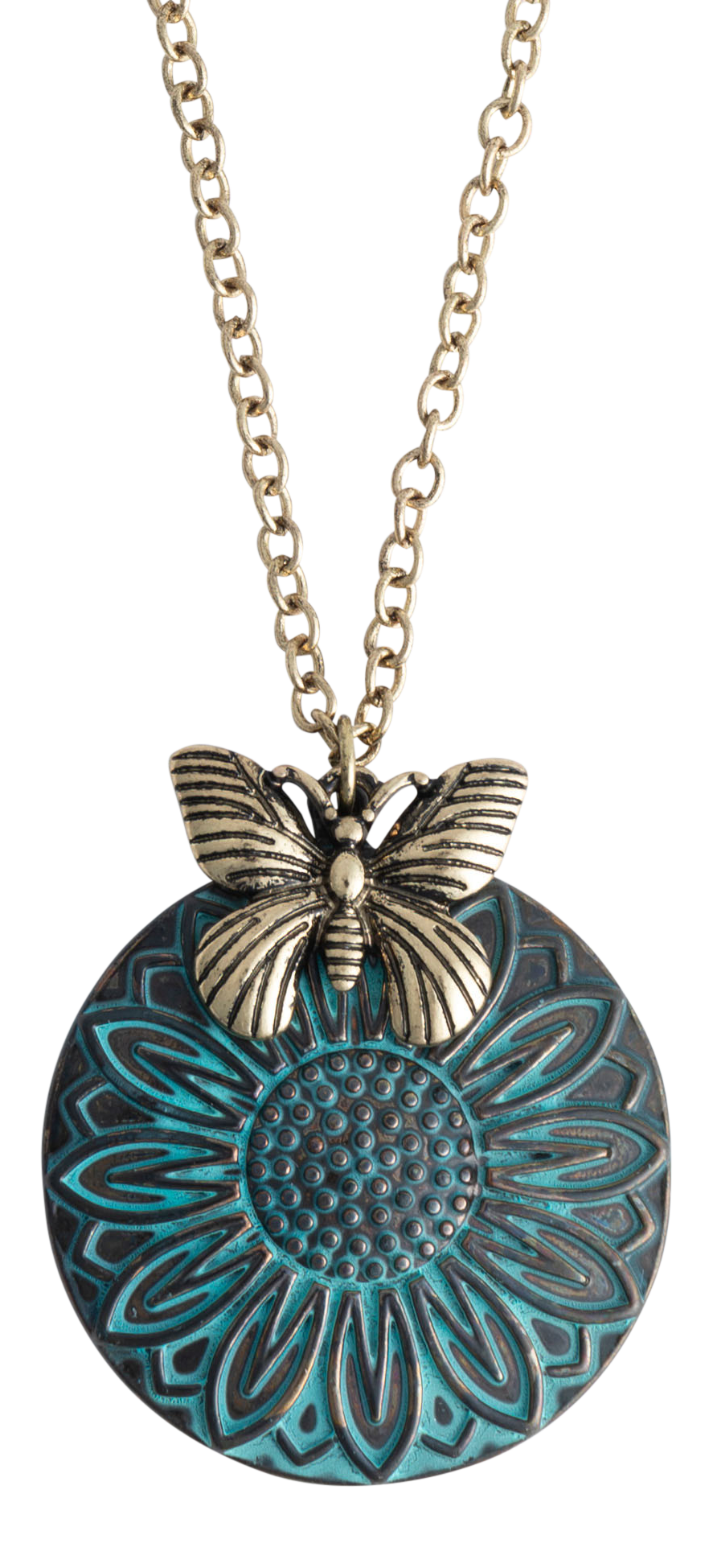 Image of Howard's Jadyn Sunflower Pendant Necklace