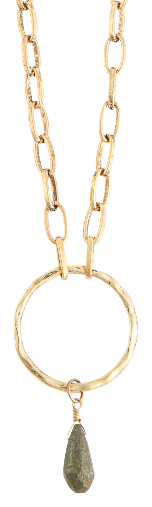 Image of Howard's Tate Hammered Textured Pendant Necklace