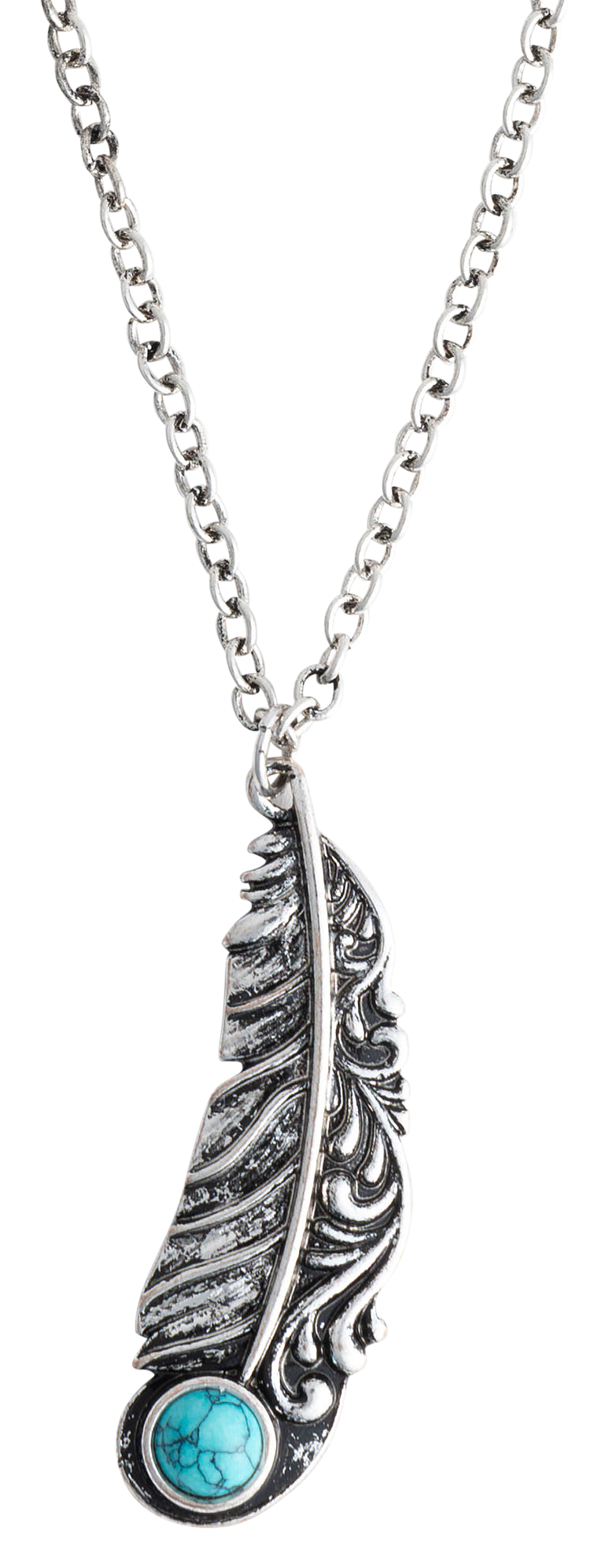 Image of Howard's Everleigh Feather Pendant Necklace