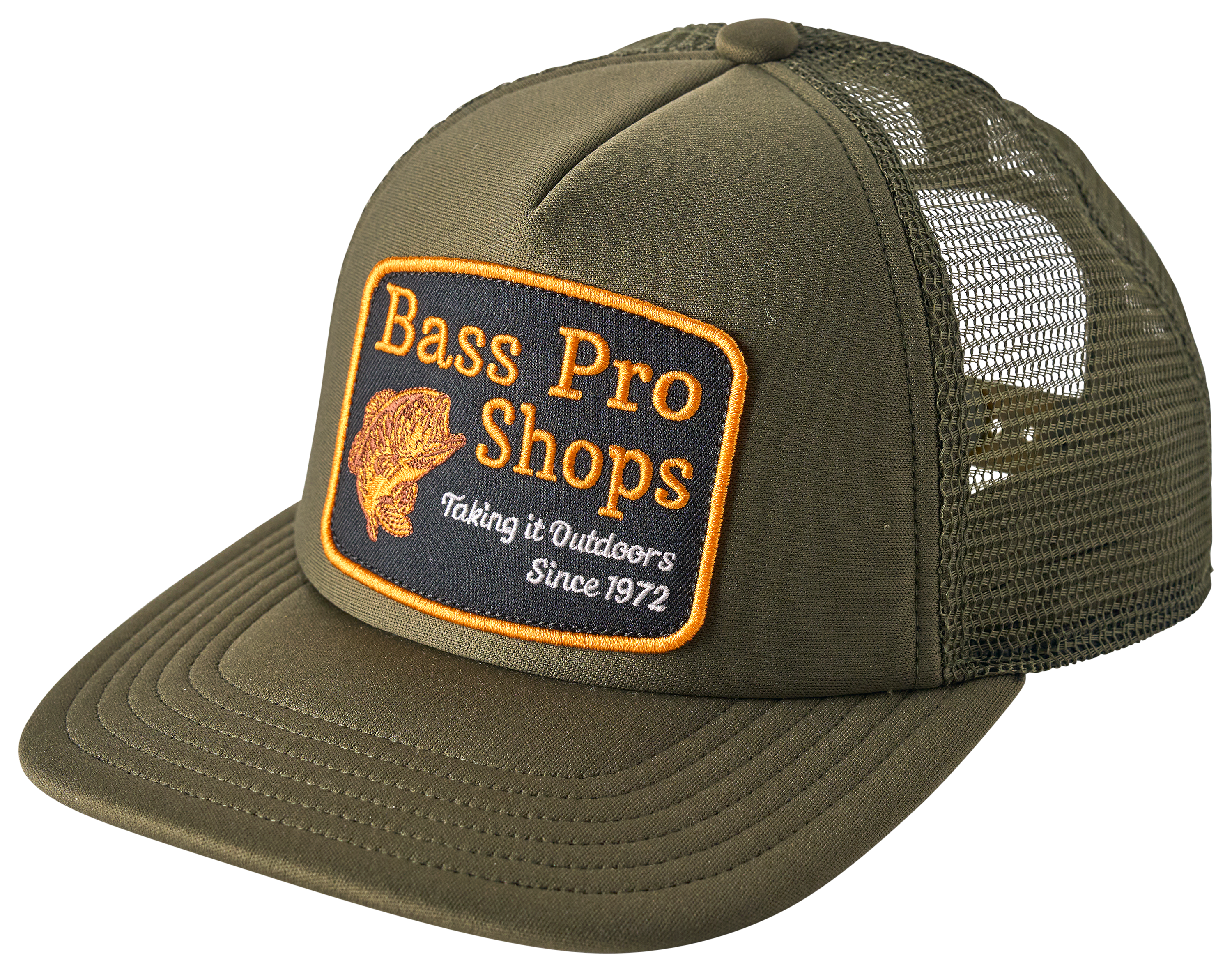 Image of Bass Pro Shops Billboard Patch Trucker Mesh-Back Snapback Cap for Kids