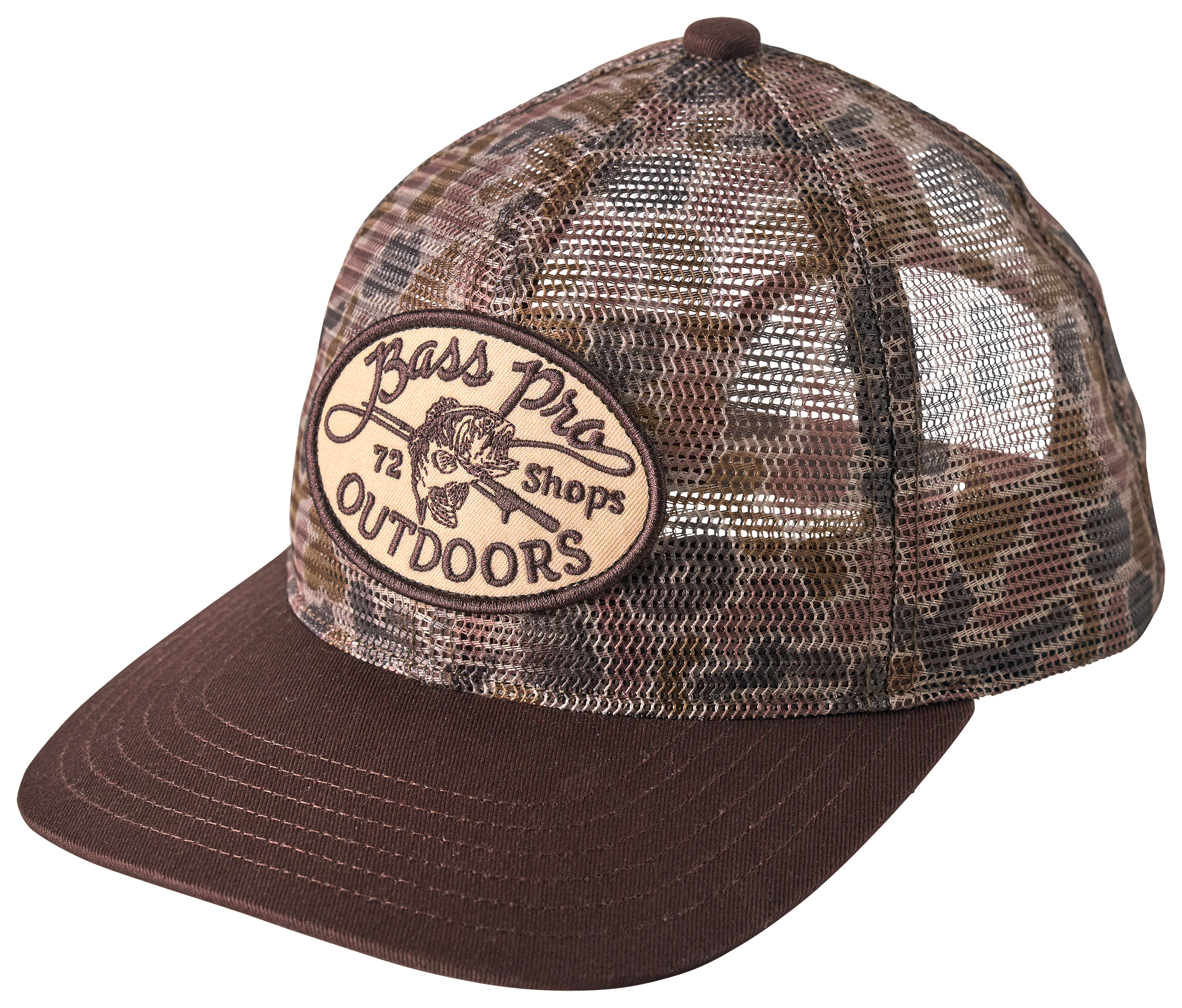 Image of Bass Pro Shops Outdoors Patch All-Over-Mesh Snapback Cap for Kids
