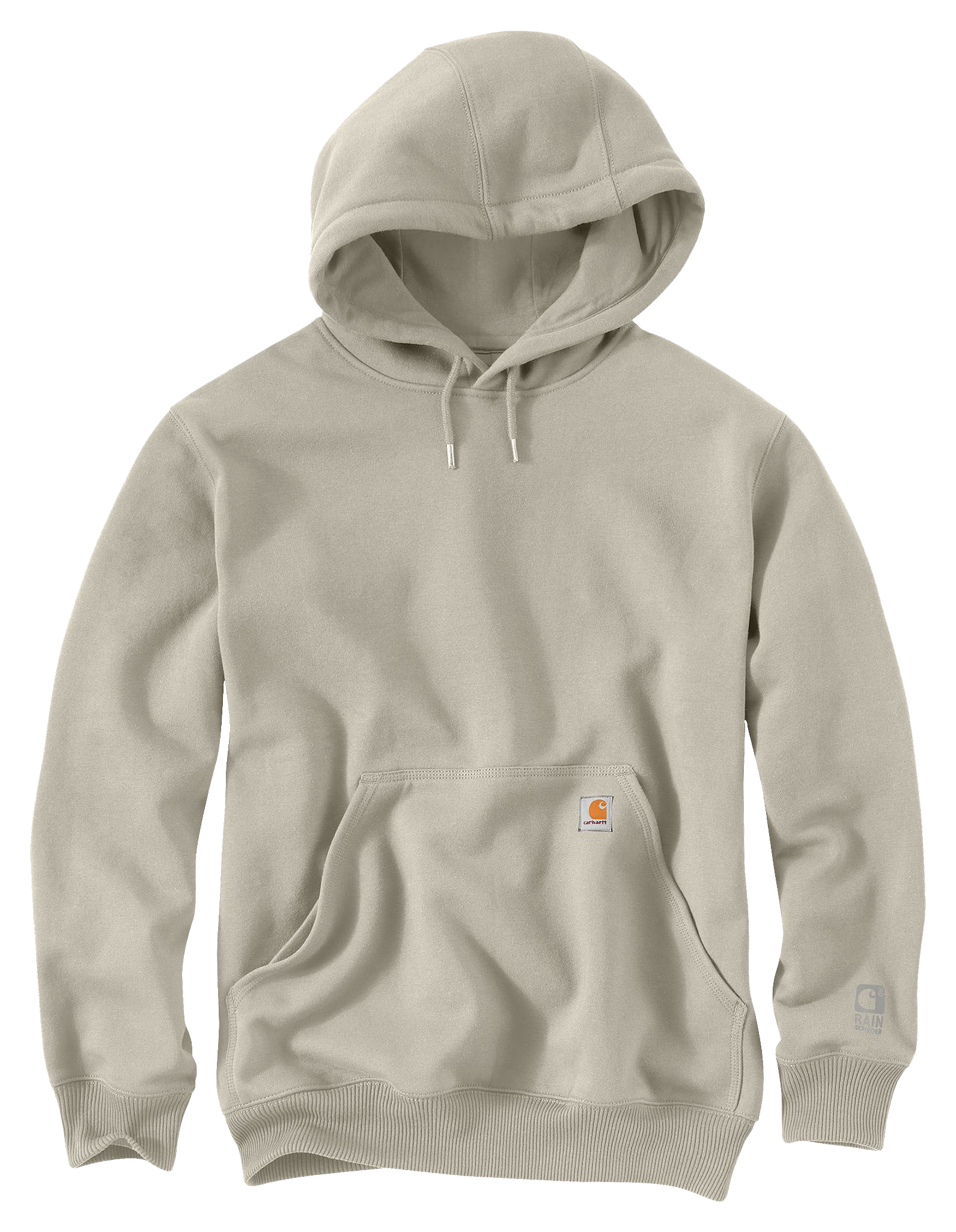 Image of Carhartt Rain Defender Loose-Fit Heavyweight Hoodie - Cobblestone
