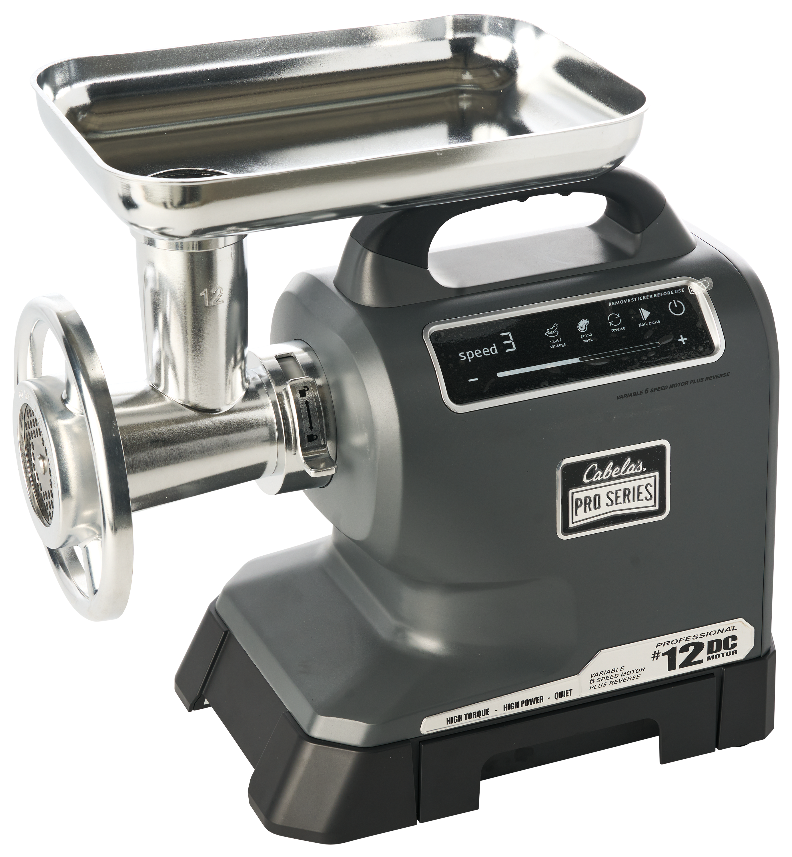Image of Cabela's Pro-Series #12 DC Electric Meat Grinder