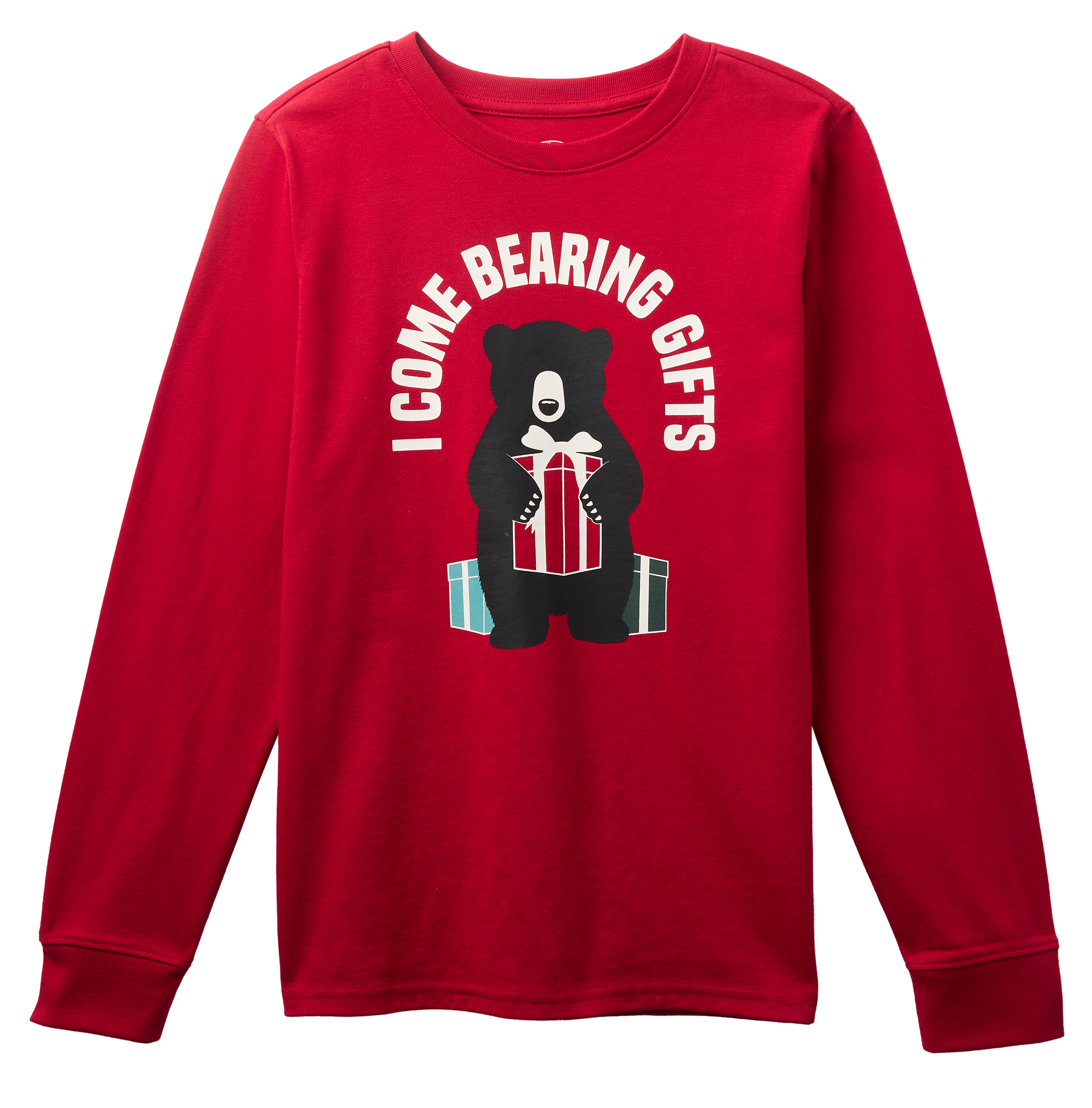 Image of Bass Pro Shops Holiday Graphic Long-Sleeve T-Shirt for Kids - Chili Pepper