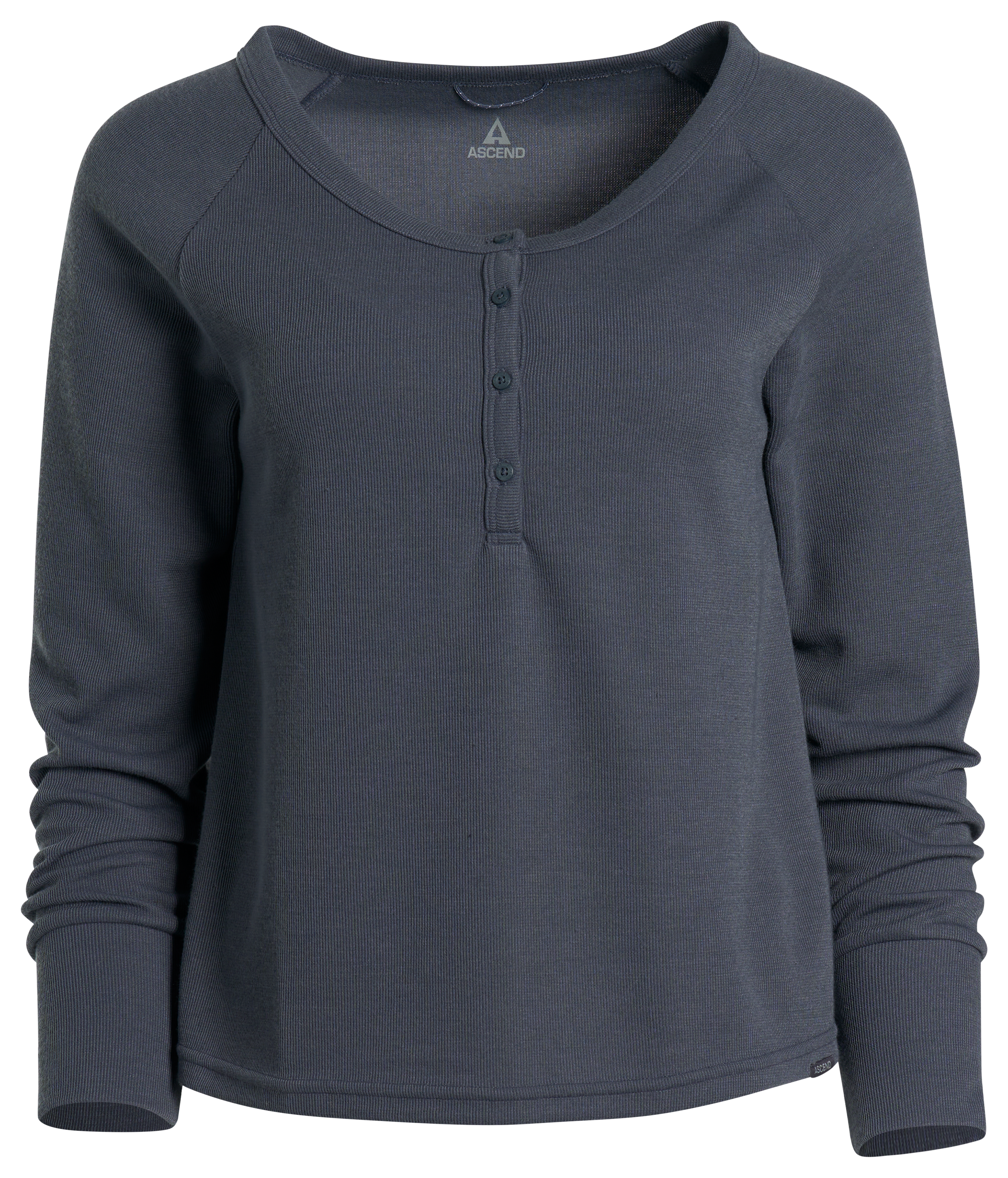 Image of Ascend Thermal Henley Long-Sleeve Shirt - Turbulence