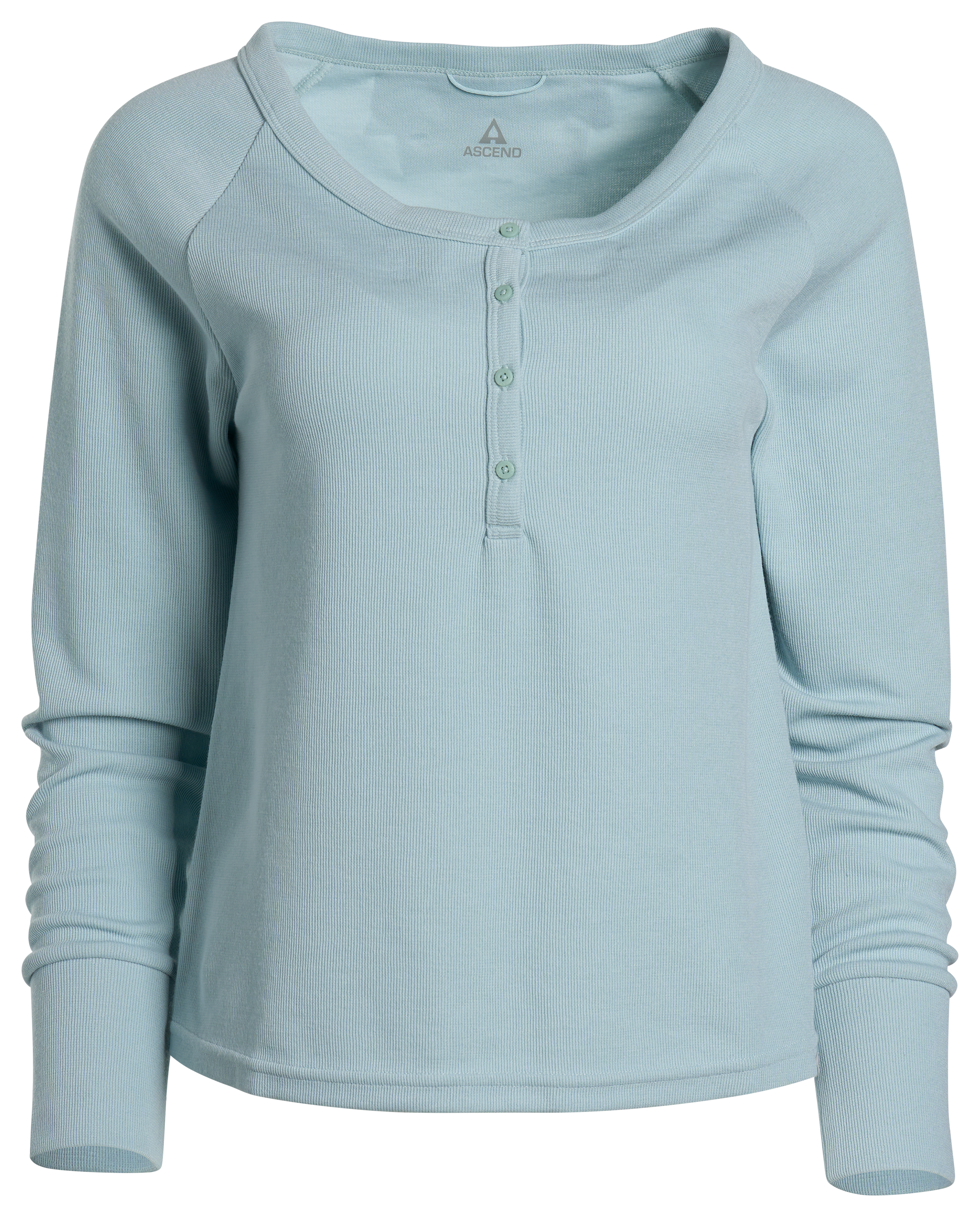 Image of Ascend Thermal Henley Long-Sleeve Shirt - Ether