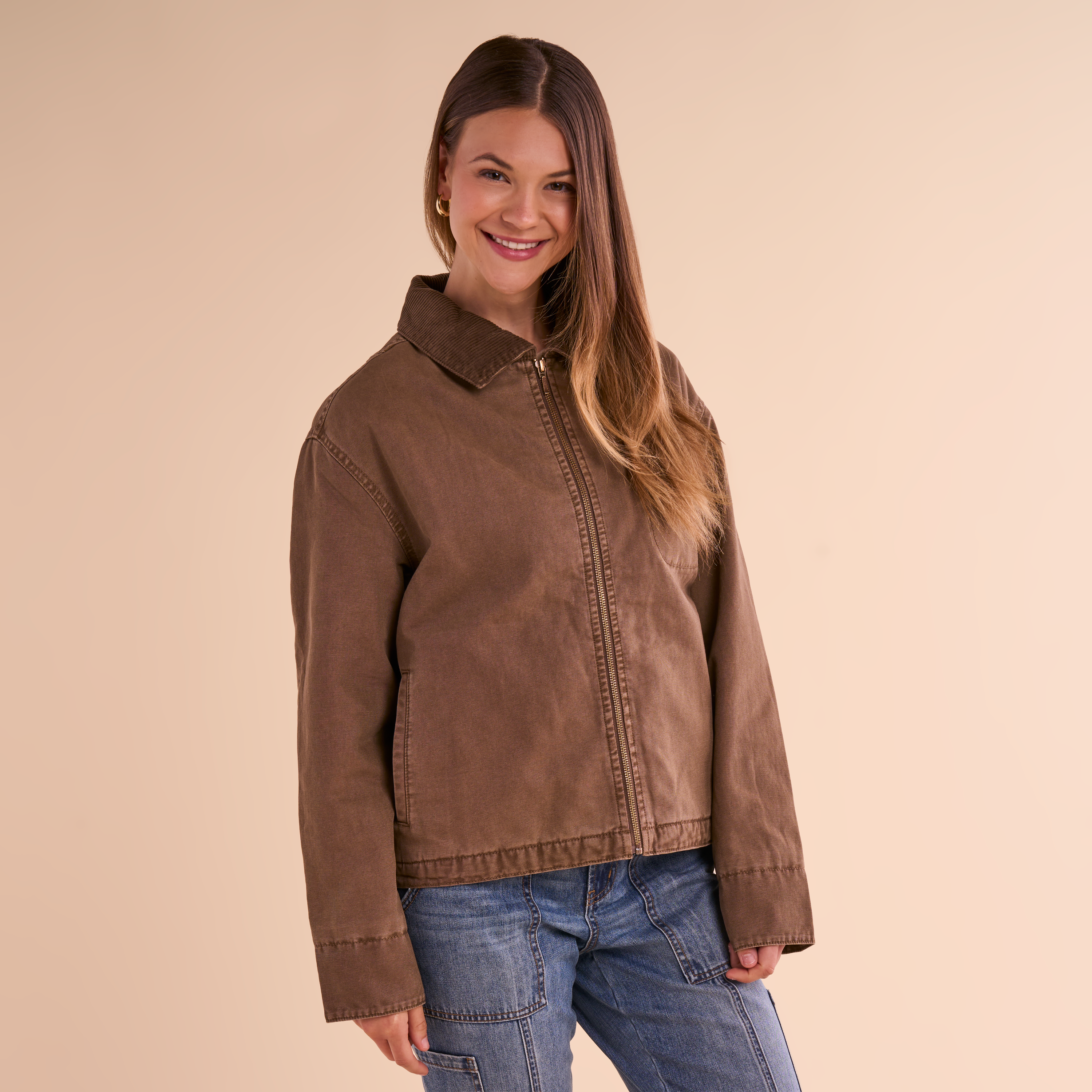 Image of Natural Reflections Heritage Barn Jacket - Shitake